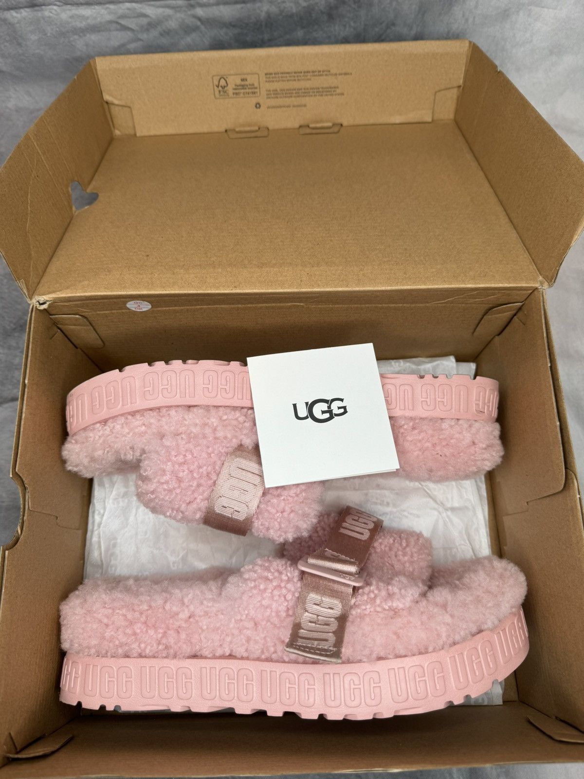 Pink × Ugg UGG Fluffita Size US 9 / IT 39 - 7 Thumbnail