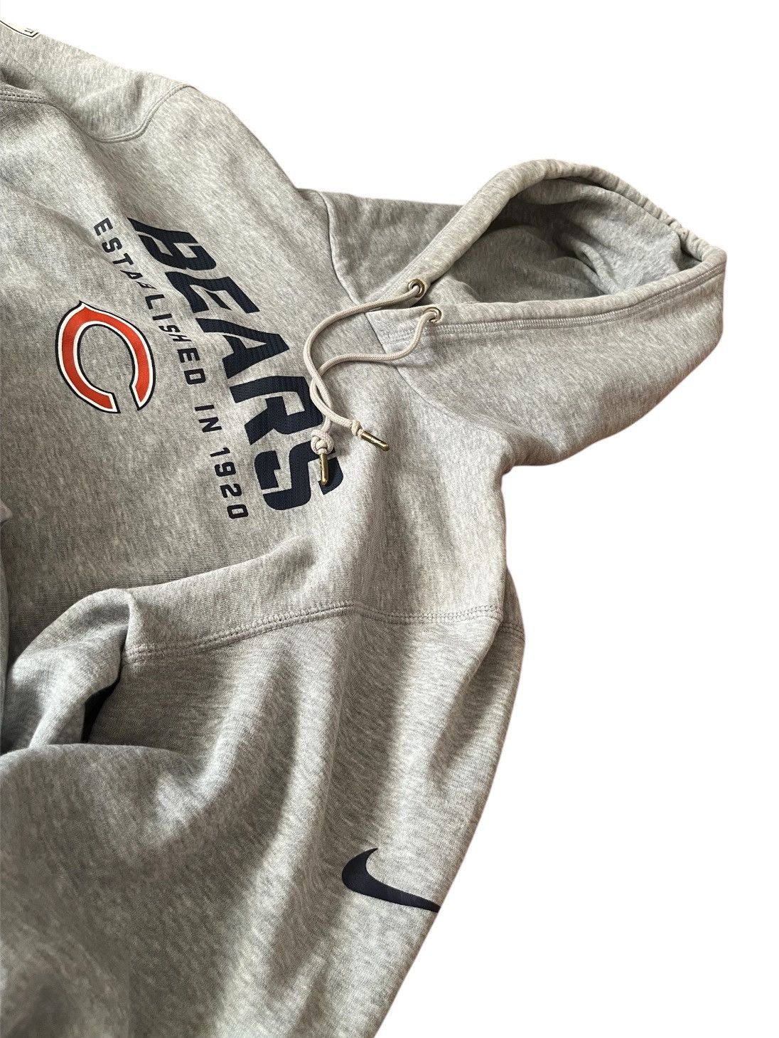 Nike Nike Chicago Bears NFL Vintage Boxy Grey Hoodie Size US M / EU 48-50 / 2 - 7 Thumbnail