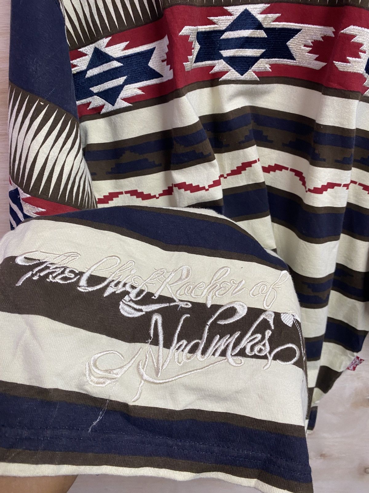 Other vintage Y2K Akademiks Native Warrior AOP men's shirt Size US XXL / EU 58 / 5 - 10 Thumbnail