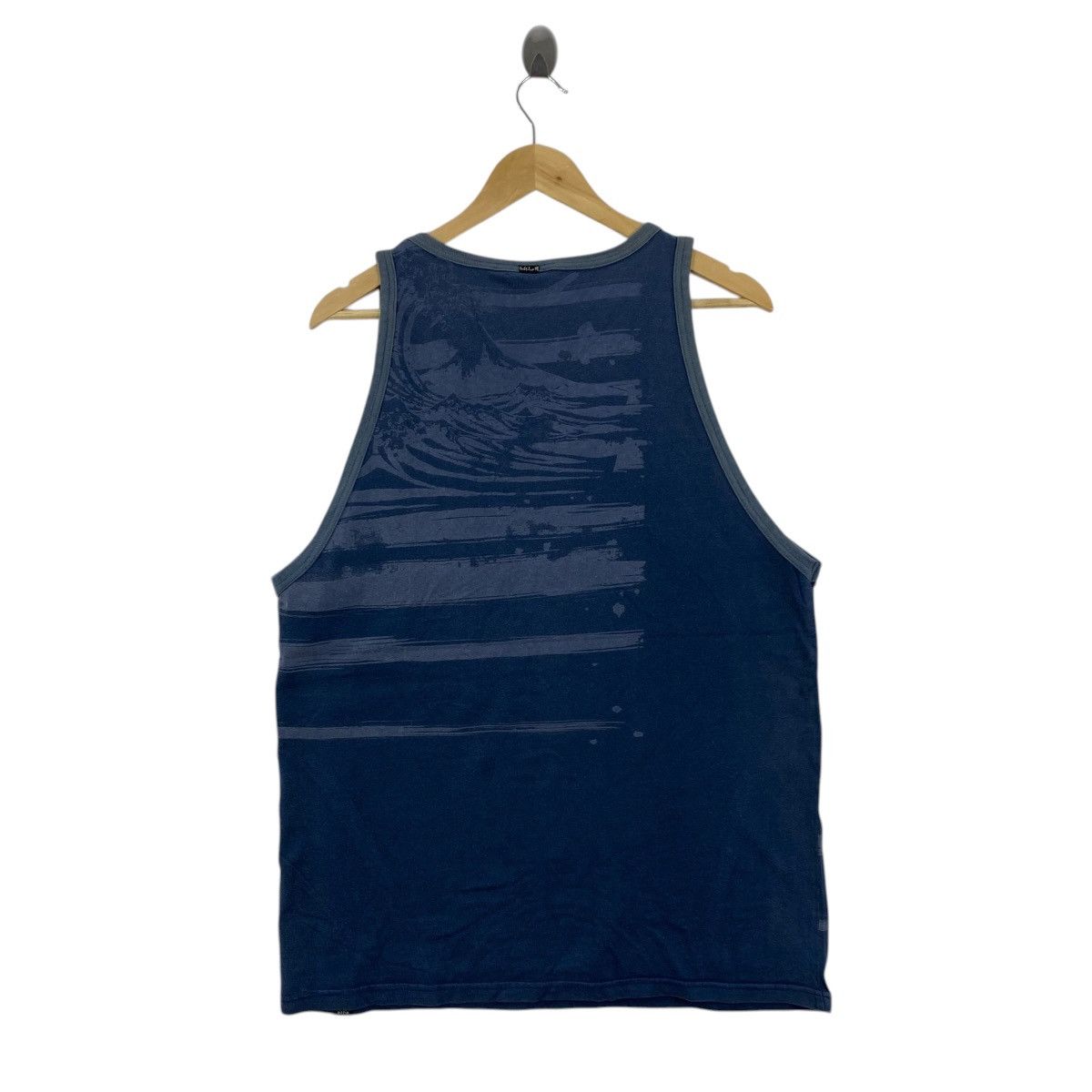 Quiksilver Quiksilver Vintage Sunburst Wave Tank Top Blue Large L Size US L / EU 52-54 / 3 - 2 Thumbnail