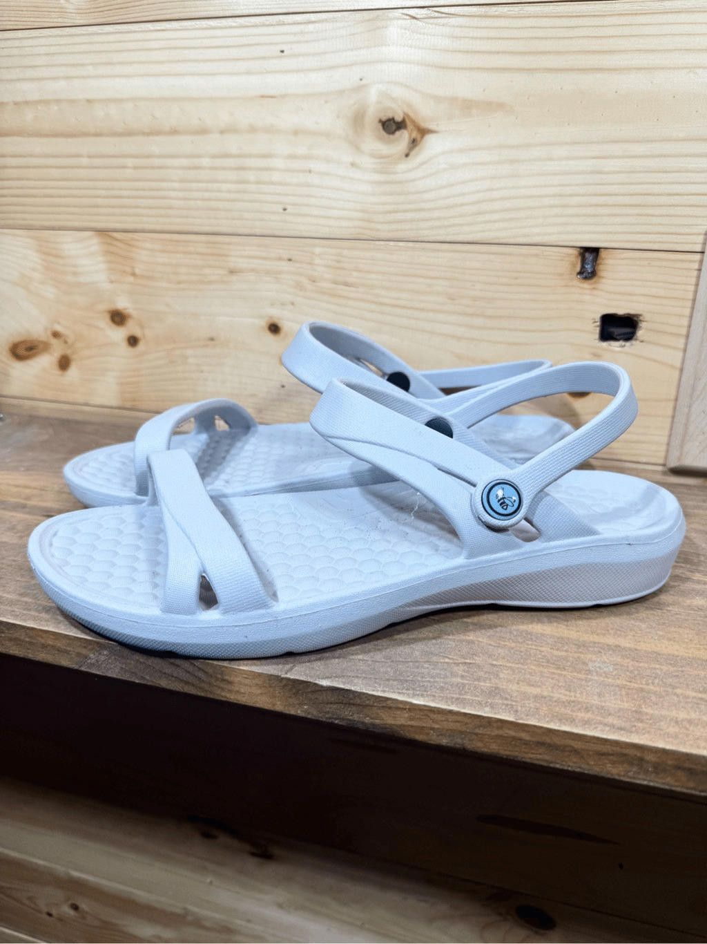 Designer Joybees Women's Size 11 Gray Dance Sandal Sporty Arch Supp Size US 11 / IT 41 - 1 Thumbnail