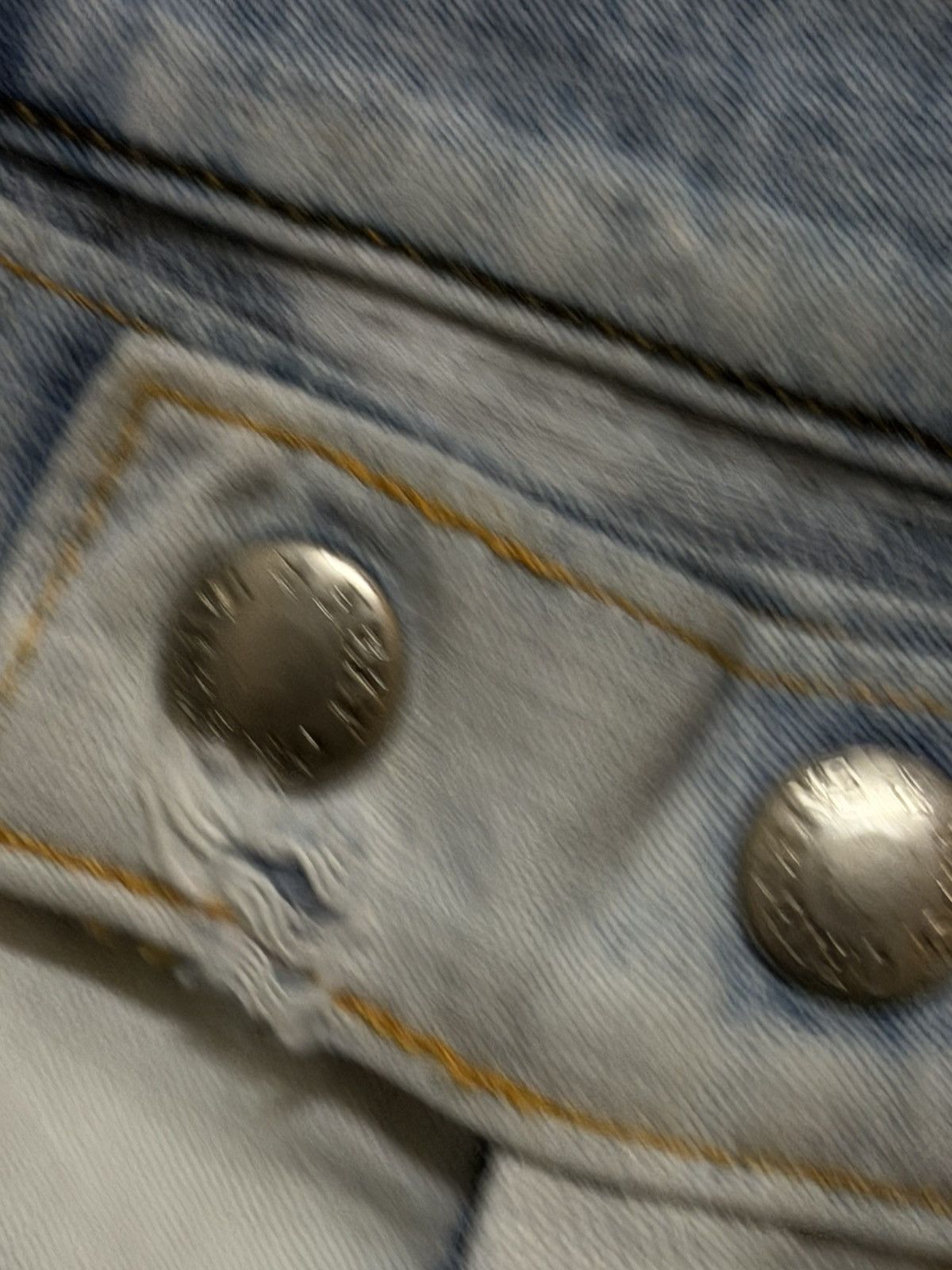 If Six Was Nine Vintage Y2K Japanese Brand Acid Wash Sashiko Patch Wide Leg Size US 32 / EU 48 - 5 Thumbnail