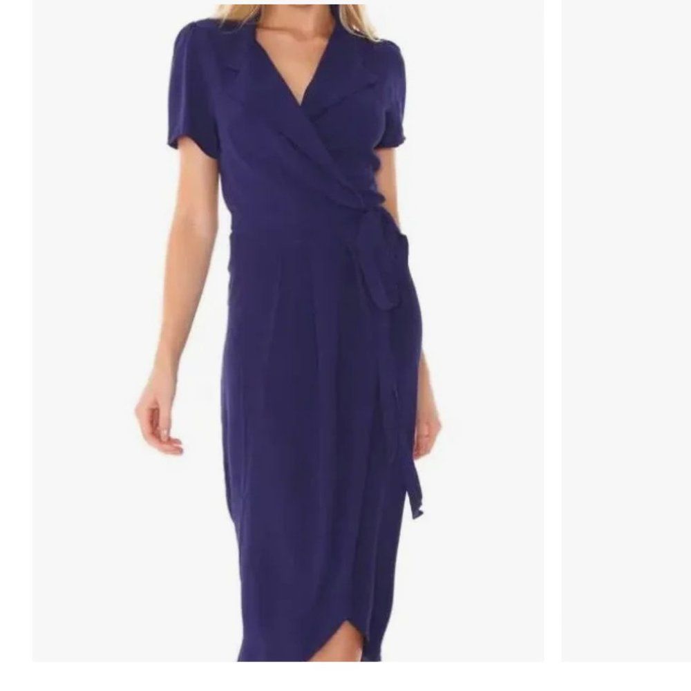 Anthropologie Yumi Kim Meet & Greet Dress Navy Blue XXS Size XXS / US 00 / IT 34 - 2 Thumbnail
