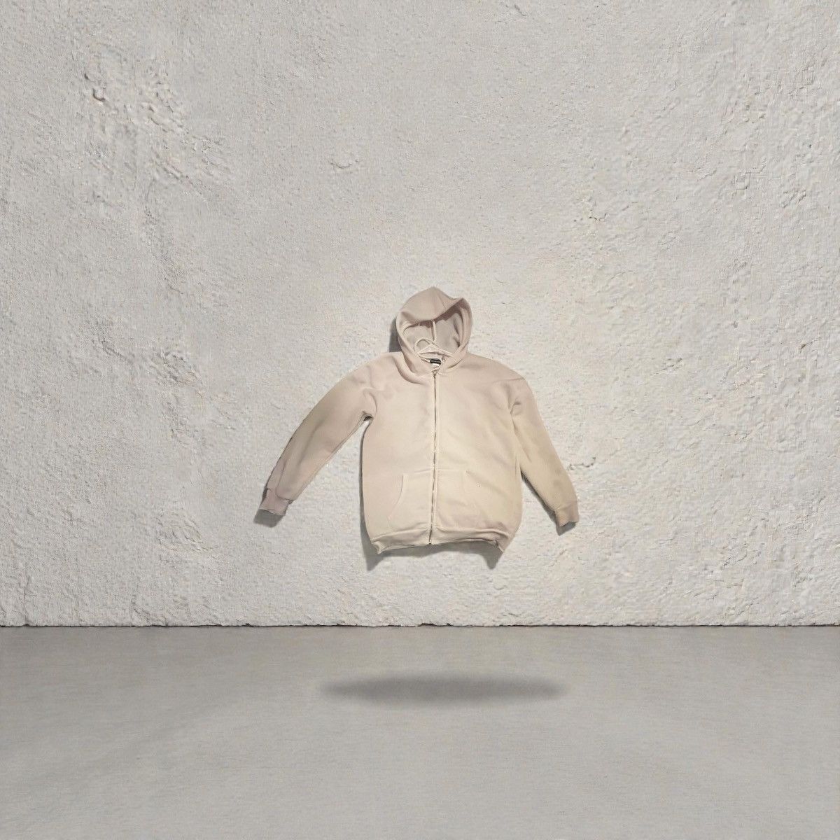 Nike Light Beige Minimalist Zip-Up Hoodie Size US M / EU 48-50 / 2 - 1 Preview