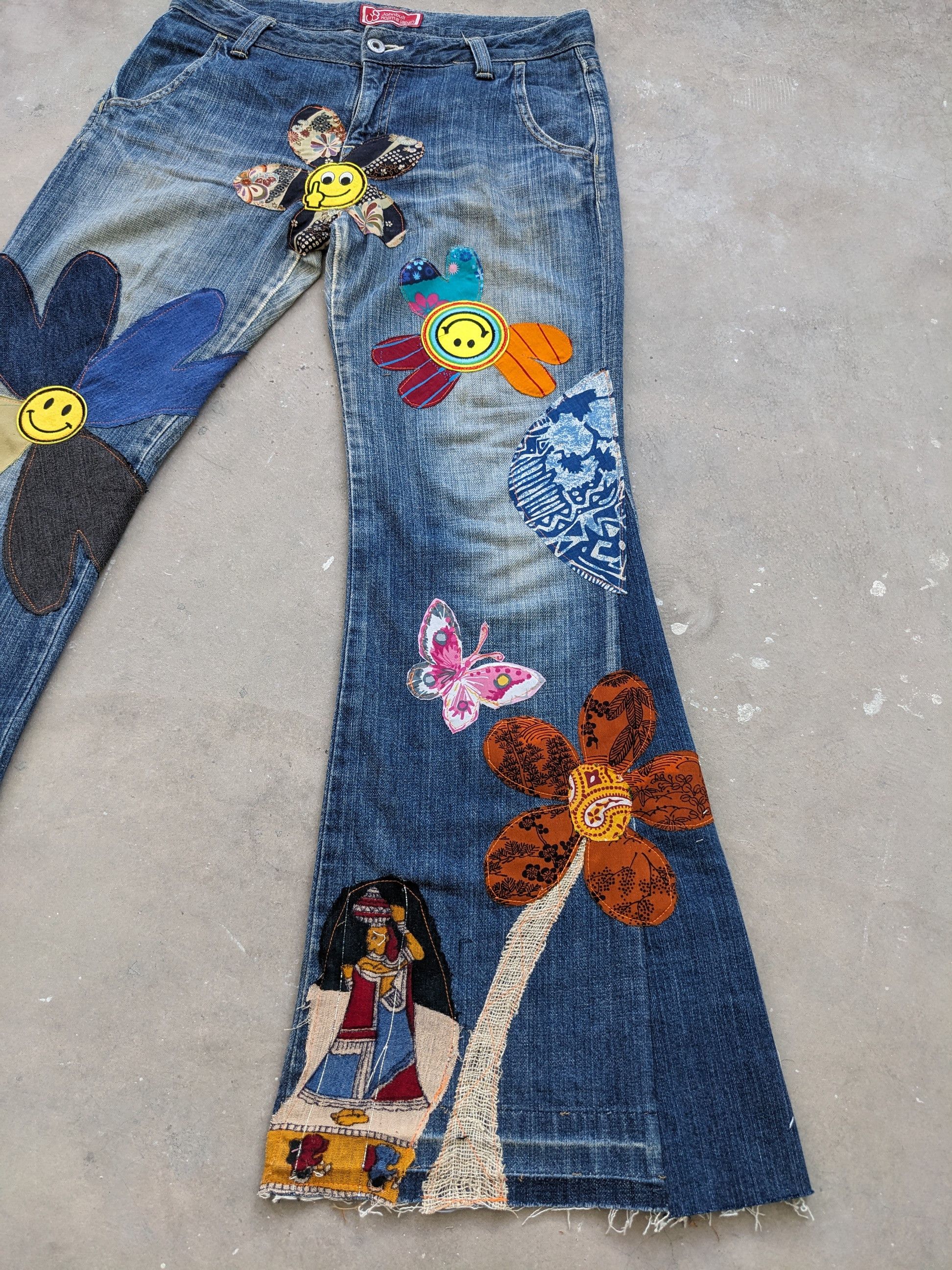 Vintage Vintage Flared Jeans Hippie Bootcut John Bull Size 30" / US 8 / IT 44 - 4 Thumbnail