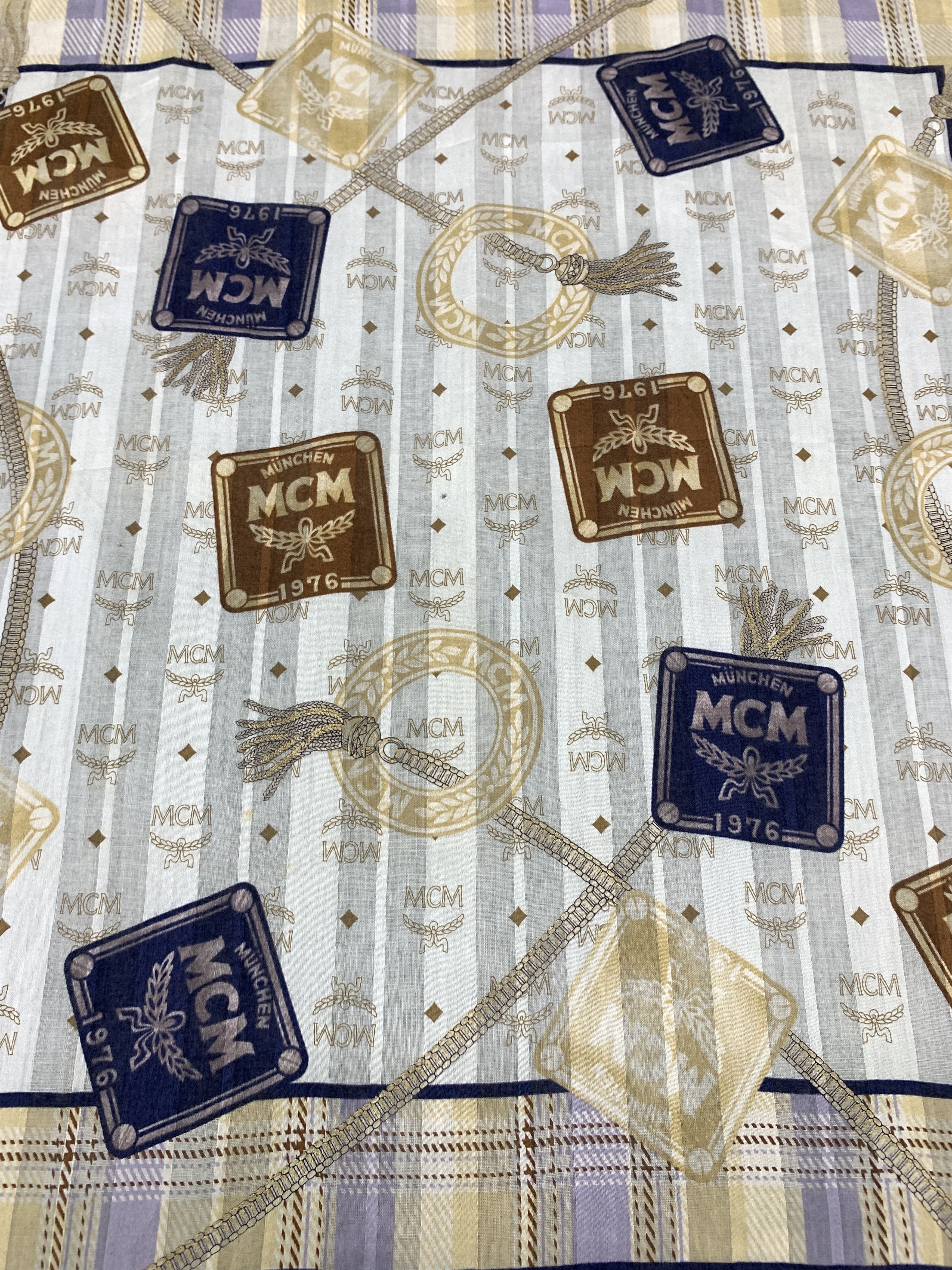 MCM × Vintage Vintage MCM Neckerchief/ Handkerchief - HKA942 Size ONE SIZE - 5 Thumbnail