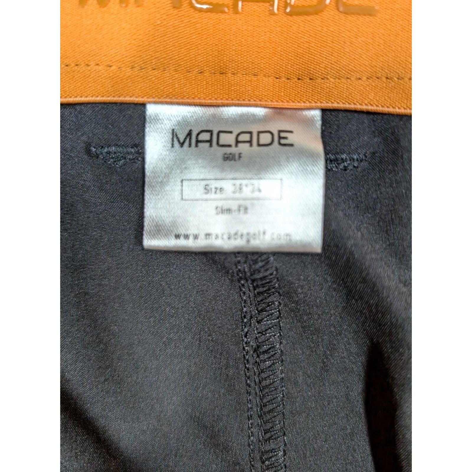 Vintage Macade Golf Pants Mens 38x34 Black Slim Fit Performance Stretch Lightweight Modern Size US 38 / EU 54 - 6 Thumbnail