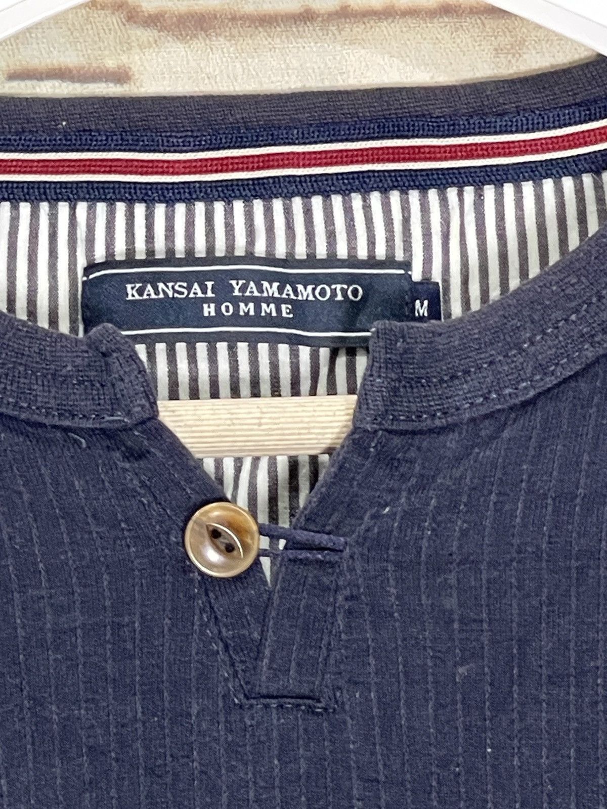 If Six Was Nine × Japanese Brand × Kansai Yamamoto Kansai Yamamoto Homme Long Sleeve Shirt Size Medium Size US M / EU 48-50 / 2 - 6 Thumbnail