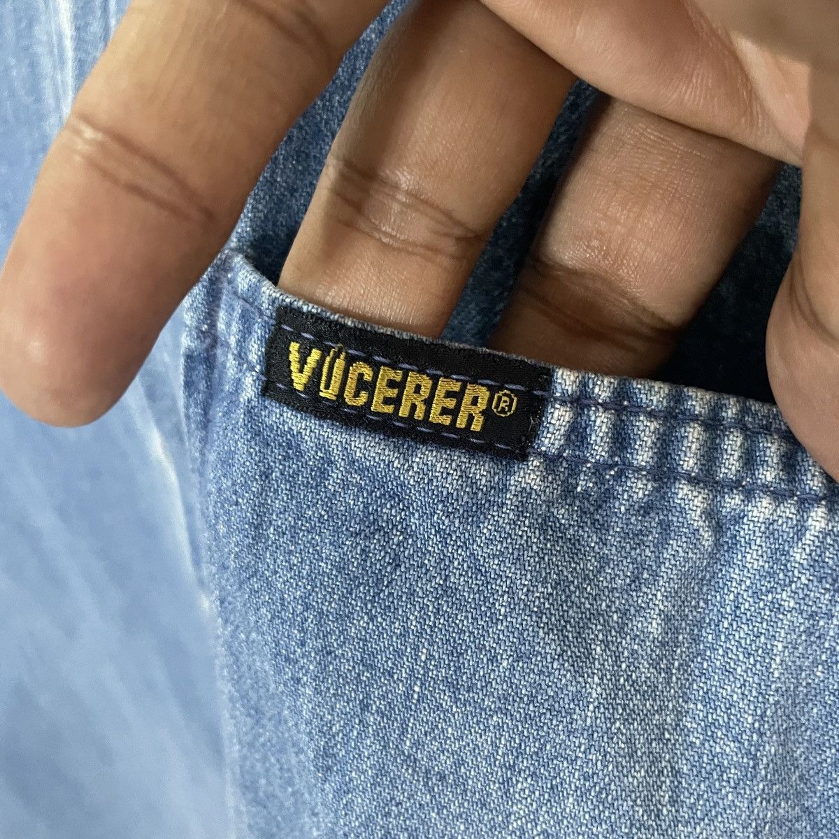 Japanese Brand Vintage Vucerer Zipper Ups Denim Jacket Size US M / EU 48-50 / 2 - 6 Thumbnail