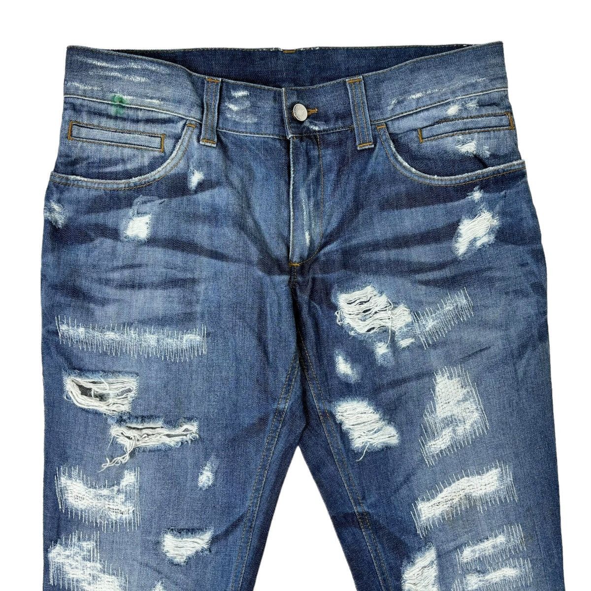 Dolce & Gabbana × If Six Was Nine × Le Grande Bleu (L.G.B.) Dolce & Gabbana Distressed Denim Jeans Size US 32 / EU 48 - 3 Thumbnail