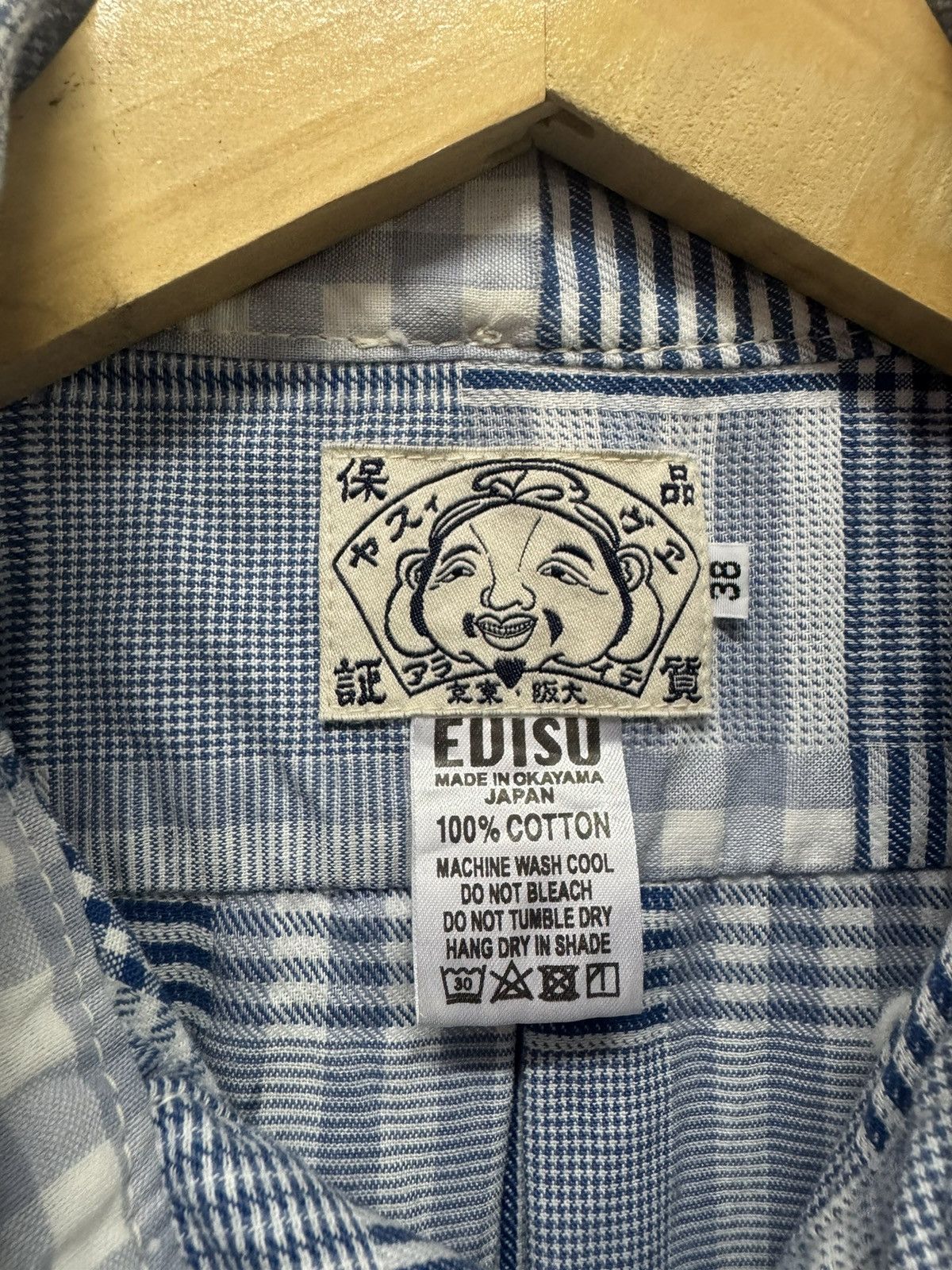 Evisu 90’s EVISU Okayama Japan Tartan Shirt Size US XS / EU 42 / 0 - 3 Thumbnail