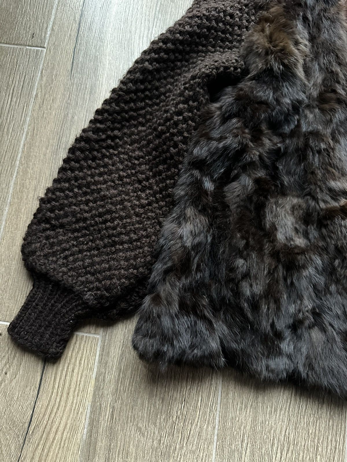 Vintage Vintage Real Genuine Mink Fur Coat Knitted Jacket Bomber Size S / US 4 / IT 40 - 5 Thumbnail