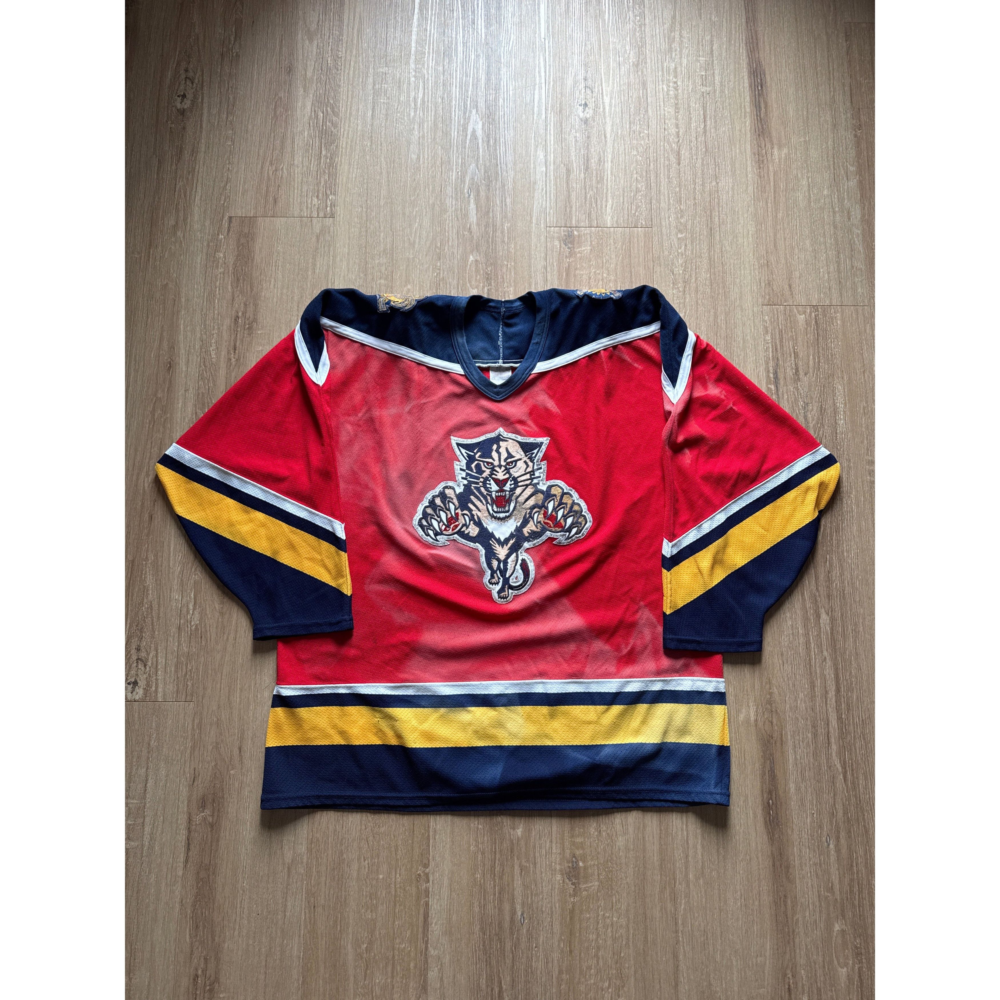 Ccm Vintage CCM Florida Panthers Sunfaded Hockey Jersey Size US XL / EU 56 / 4 - 1 Thumbnail