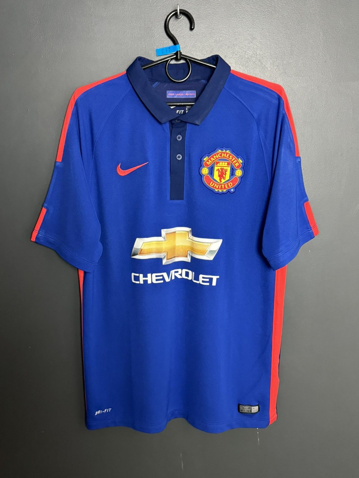 Nike Manchester United 14/15 Third Blind Football Jersey Size US M / EU 48-50 / 2 - 2 Thumbnail