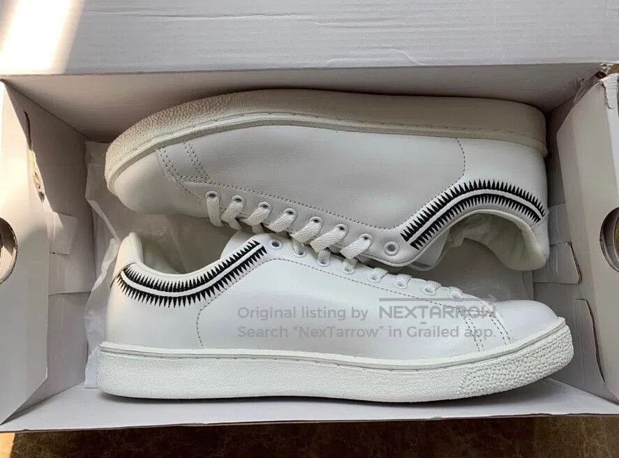Undercover Undercover White Sneakers with Zigzag Embroidery. Size US 9.5 / EU 42-43 - 2 Thumbnail