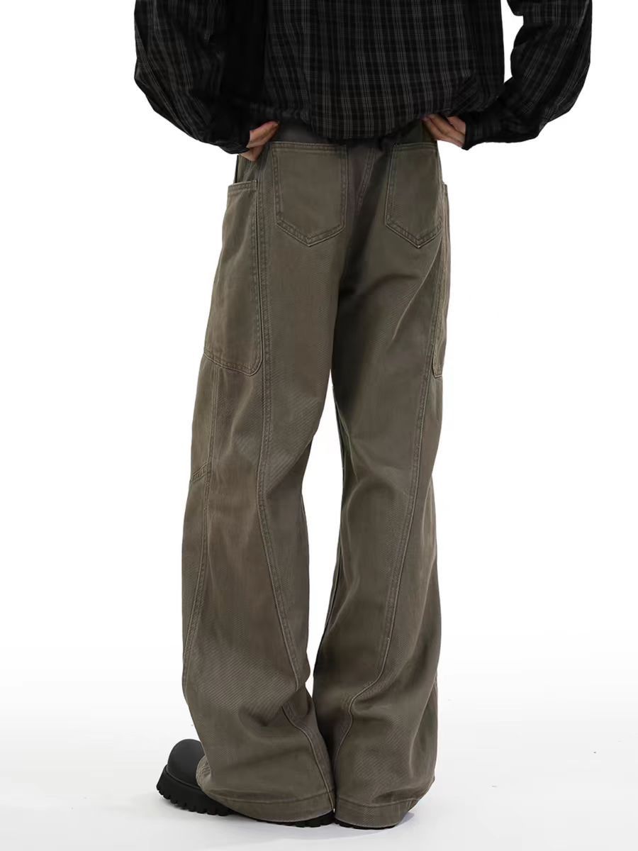 Japanese Brand × Vintage Vintage Coffee Casual Workwear Trousers Size US 32 / EU 48 - 4 Thumbnail