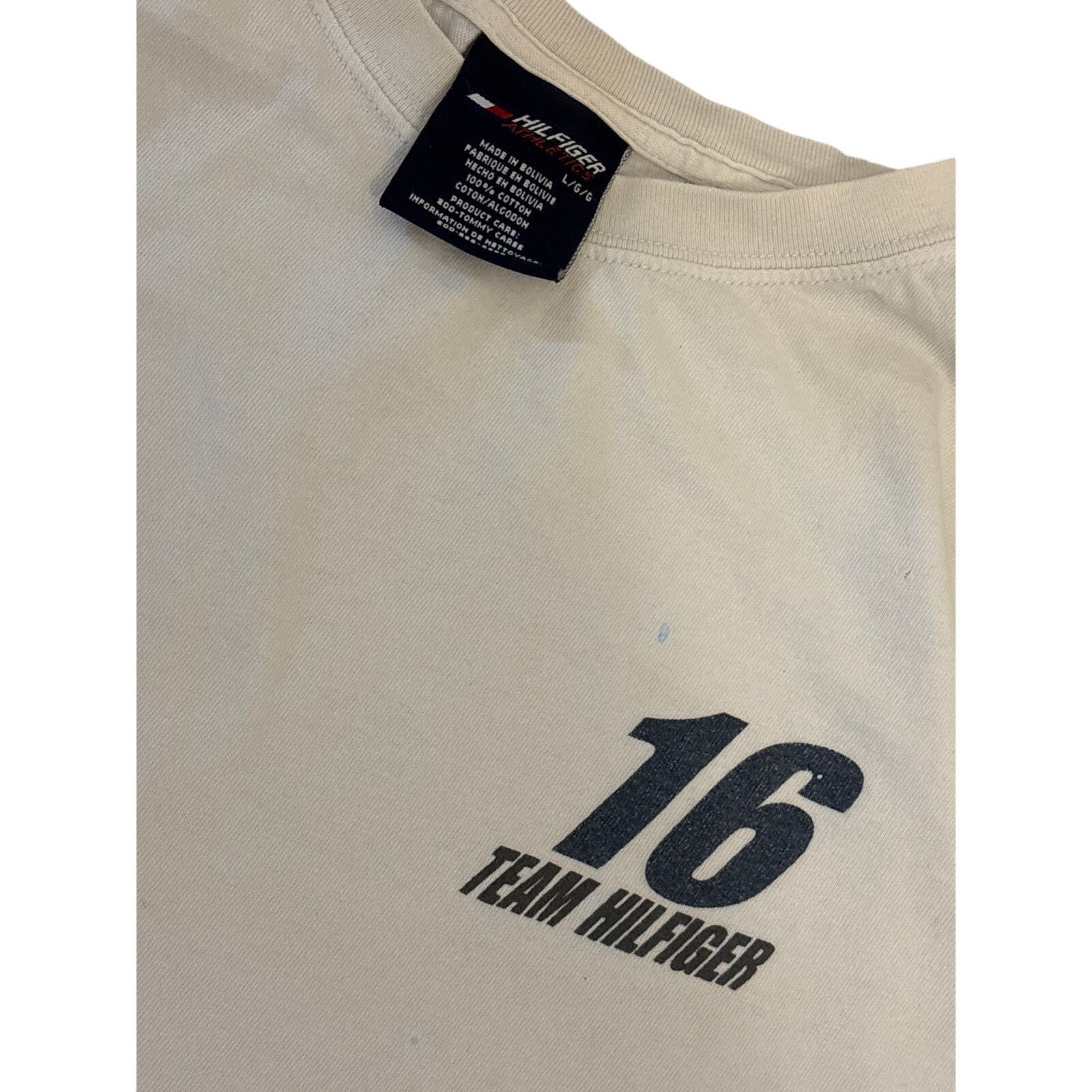 Tommy Hilfiger Y2K thrashed Team Tommy Hilfiger Athletics div. 16 shirt L Size US L / EU 52-54 / 3 - 2 Thumbnail