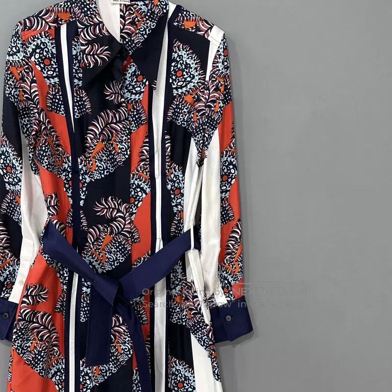 Other Hermes Silk Floral Open Cardigan Dress Size XS / US 0-2 / IT 36-38 - 1 Thumbnail