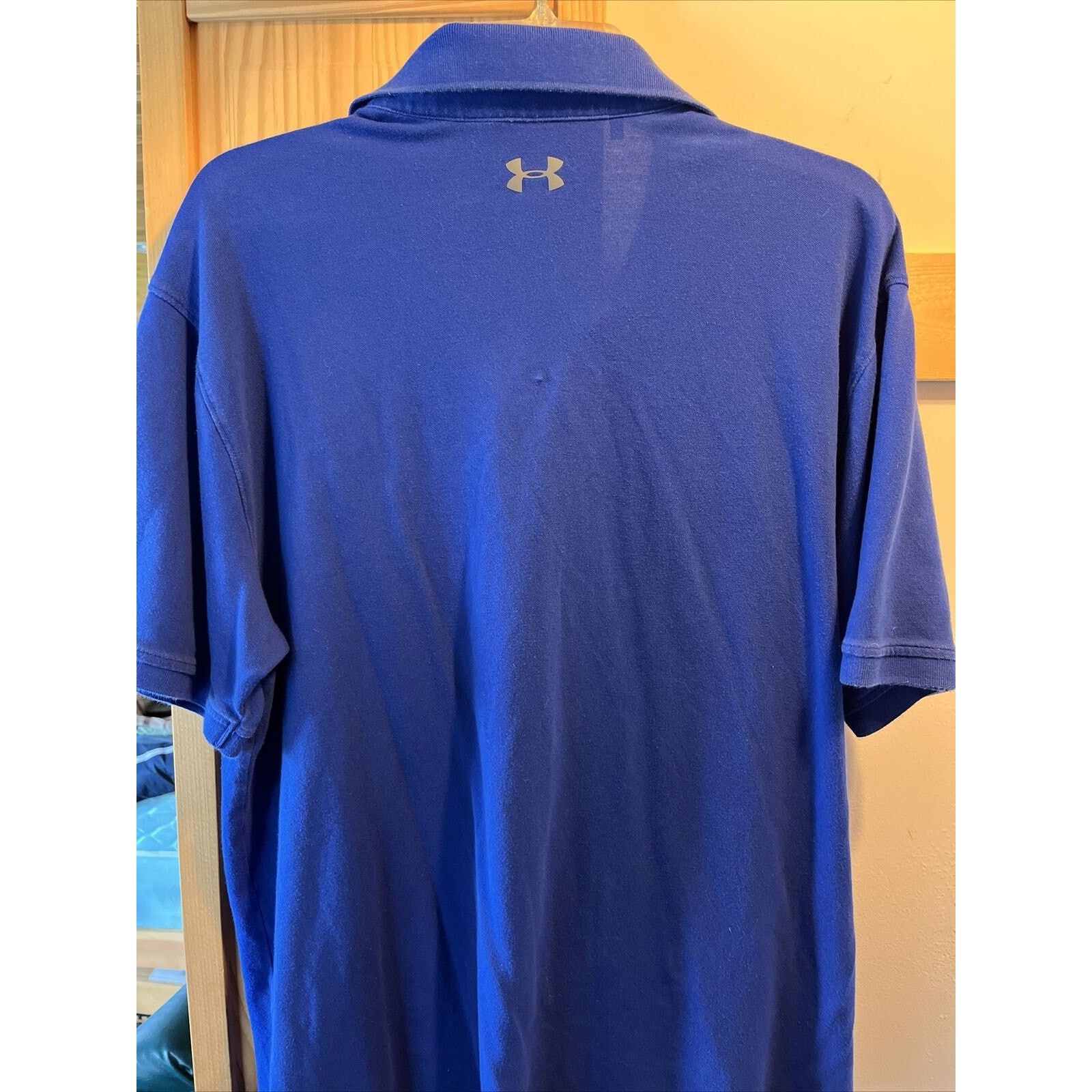 Under Armour Under Armour Heat Gear Men’s XL Blue SS Cotton Polo Shirt Size US XL / EU 56 / 4 - 7 Thumbnail