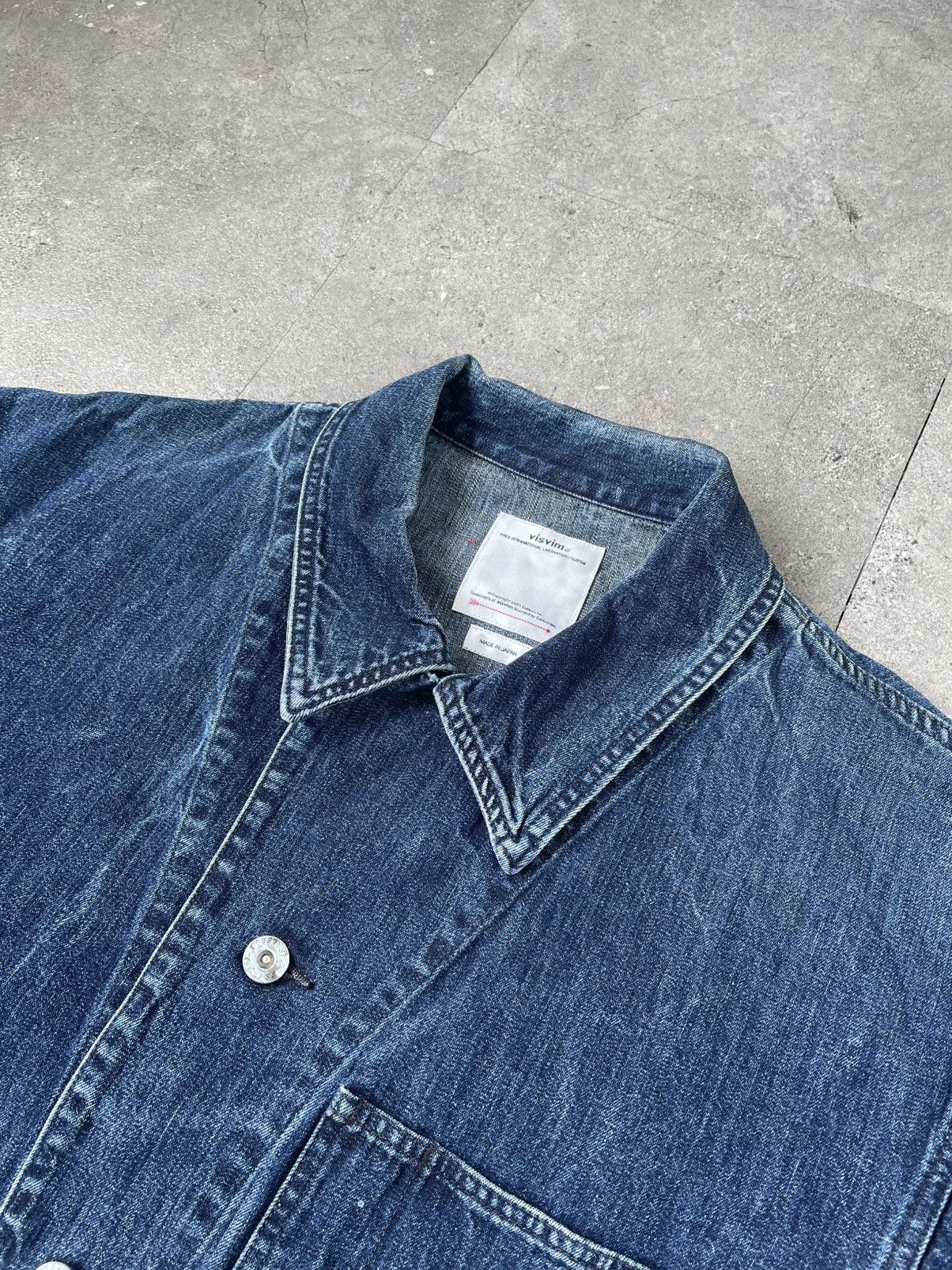 Visvim Visvim 21SS Baker Coverall Dry Denim Size US XL / EU 56 / 4 - 4 Thumbnail