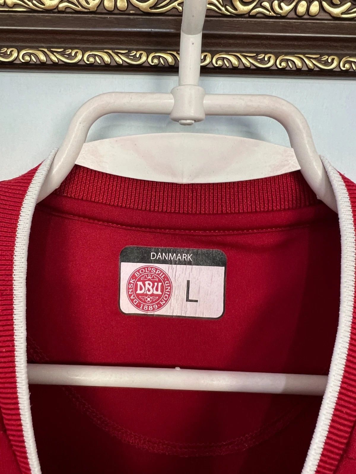 Vintage Vintage Denmark Football Shirt National Team Jersey Trikot Size US L / EU 52-54 / 3 - 3 Thumbnail