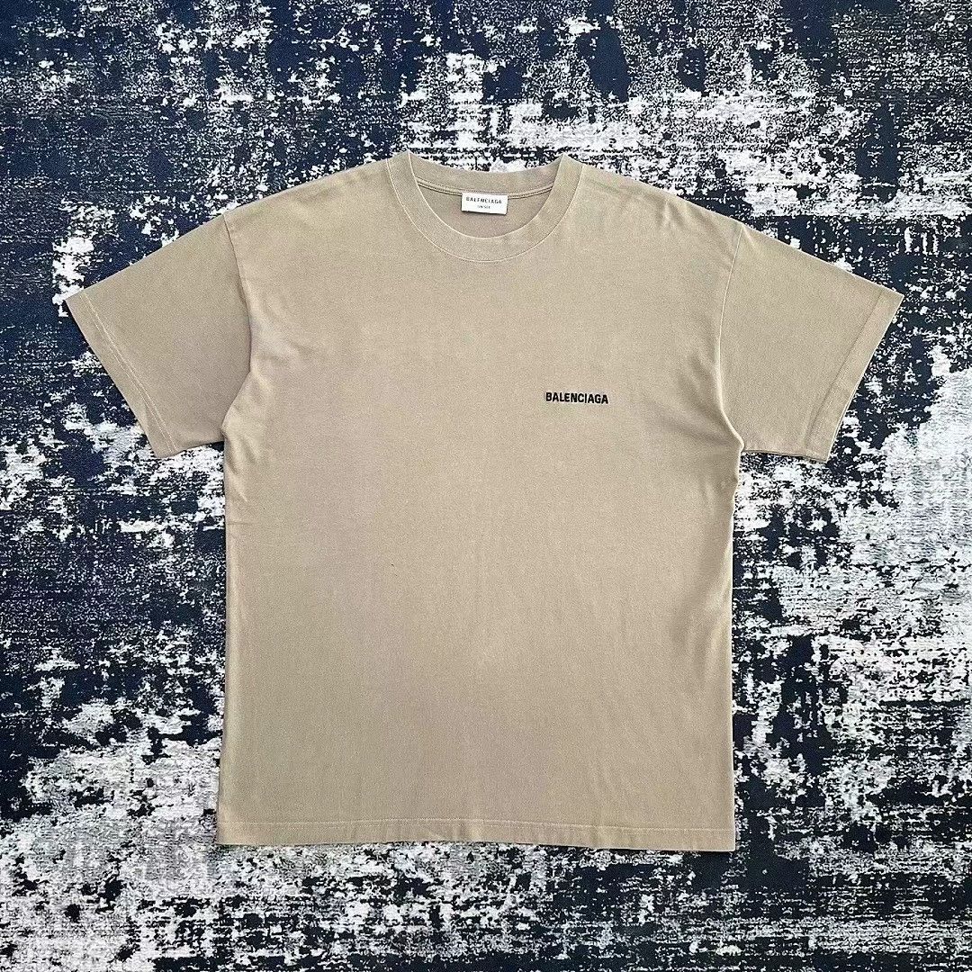 Balenciaga Balenciaga Logo Short Sleeve T-Shirt - dmc Size US L / EU 52-54 / 3 - 1 Thumbnail