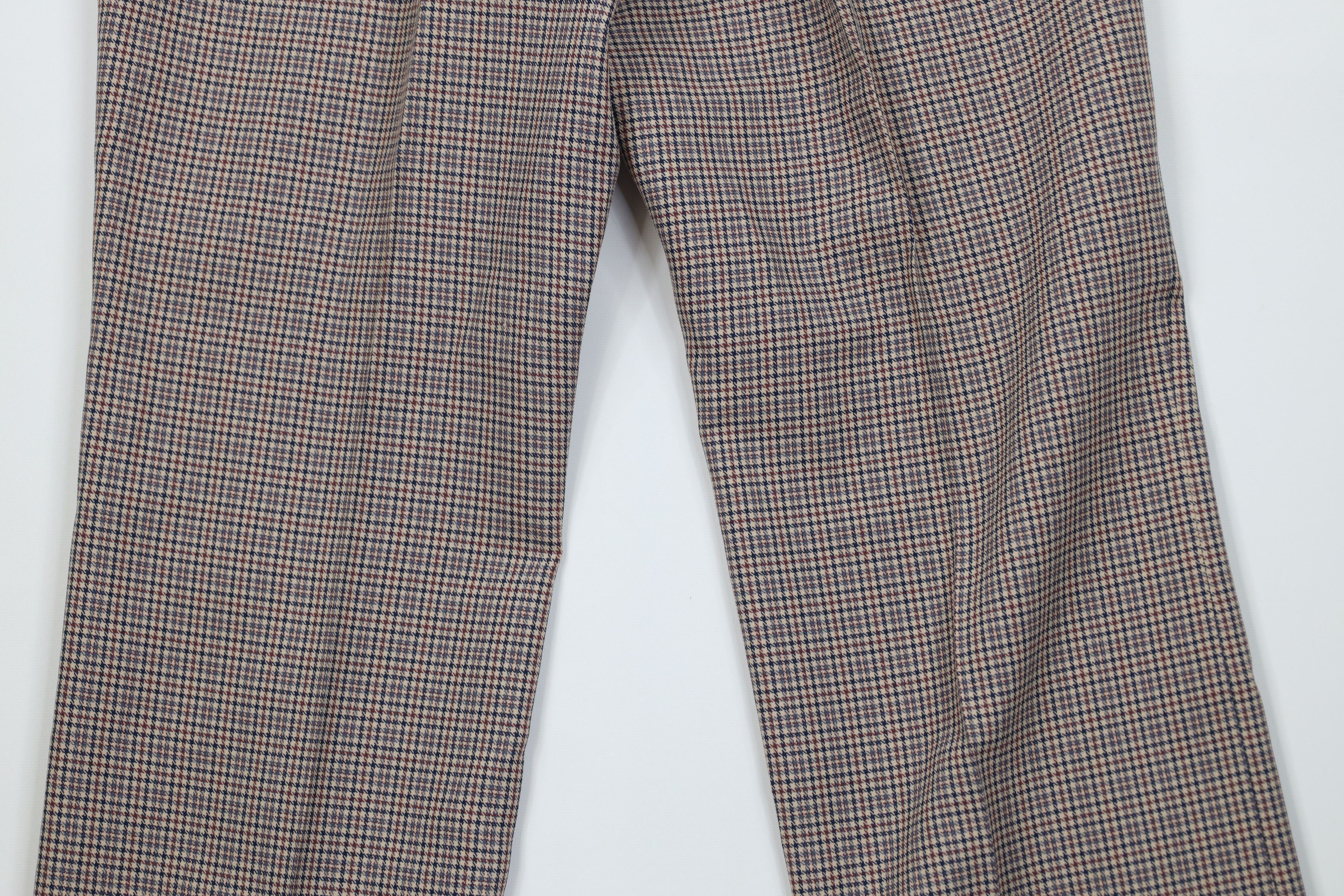 Vintage Vintage 70s Streetwear Plaid Knit Bell Bottoms Chino Pants Size US 34 / EU 50 - 11 Thumbnail