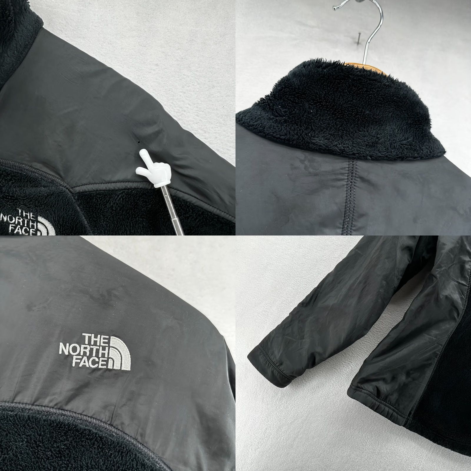 The North Face The North Face Fleece Jacket Black Women's Small Long Sleeve Zip Full Zip Regular Fit Casual Winter Jacket Size S / US 4 / IT 40 - 9 Thumbnail