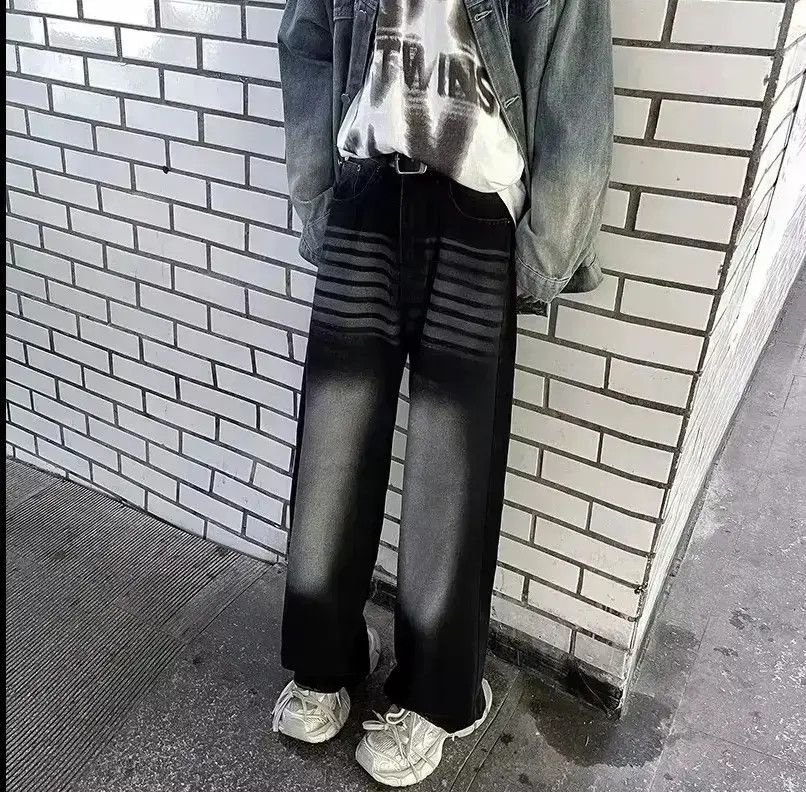 Japanese Brand Black Baggy Denim Trousers Size US 32 / EU 48 - 3 Thumbnail