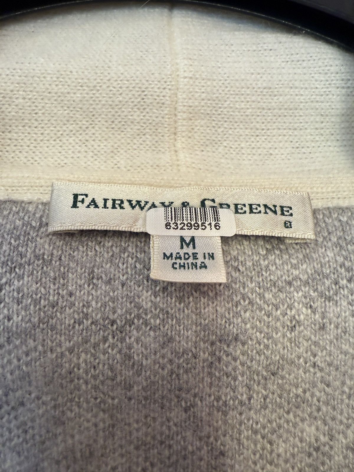Other Fairway & Greene Vtg 100% Cashmere Grey Shawl Sweater Wrap Size M / US 6-8 / IT 42-44 - 2 Thumbnail