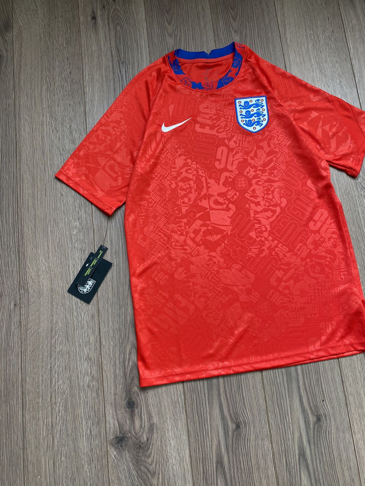 Nike Nike England 2020/21 Training Football Jersey Red Size M Size US M / EU 48-50 / 2 - 2 Thumbnail