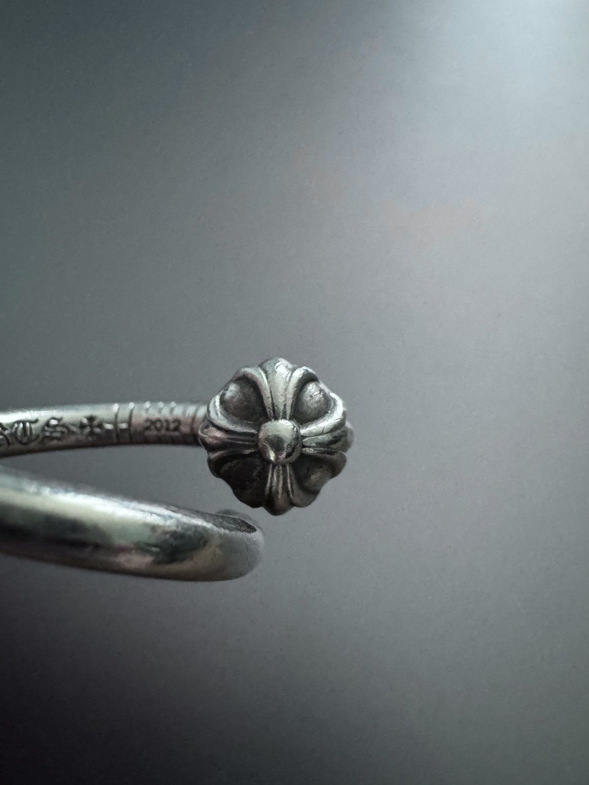 Chrome Hearts RARE CH Crossball Nail Ring Paris stamp Size ONE SIZE - 2 Thumbnail