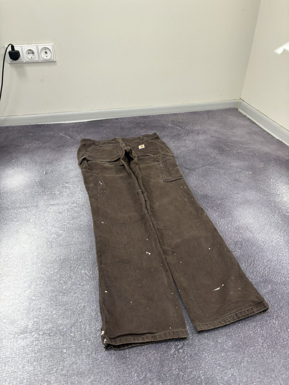 Carhartt Vintage Carhartt Workwear Y2K Brown Hype Carpenter Pants Size US 30 / EU 46 - 4 Thumbnail