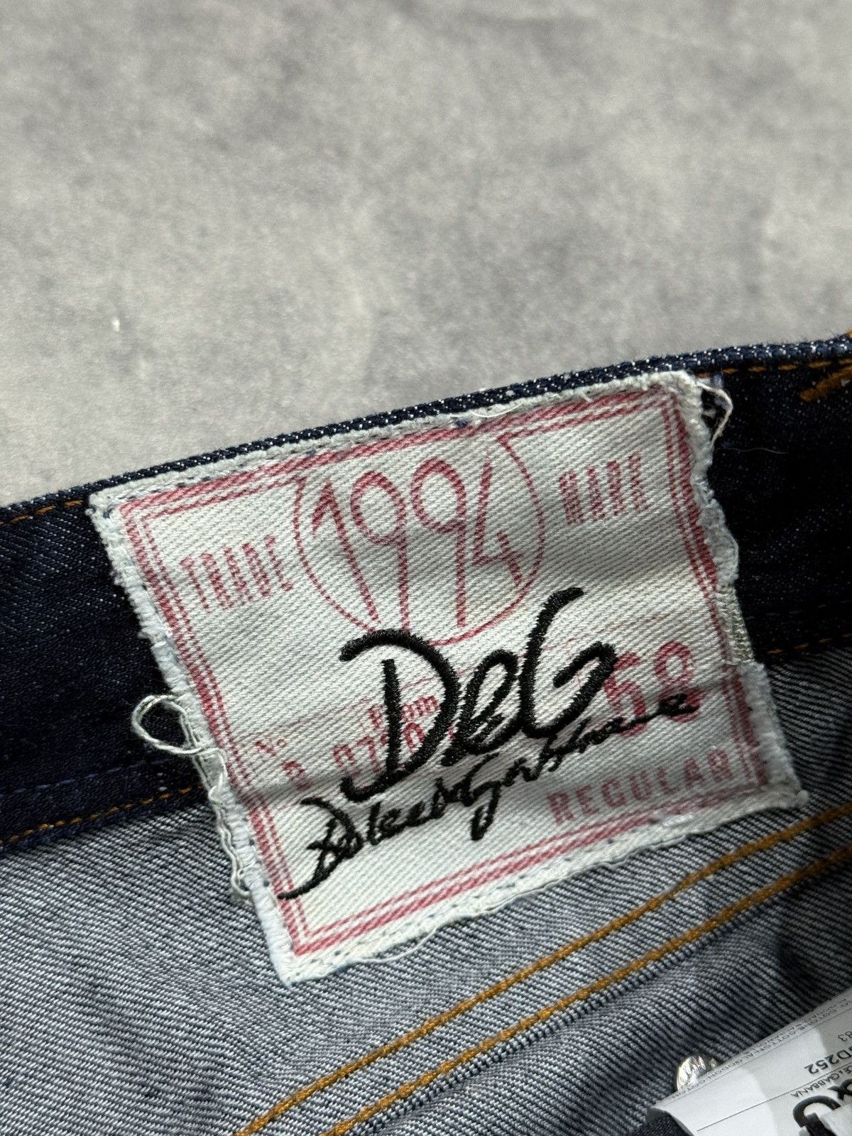 Dolce & Gabbana Blue jean dolce gabbana pants straight very tight japan Size US 33 - 7 Thumbnail