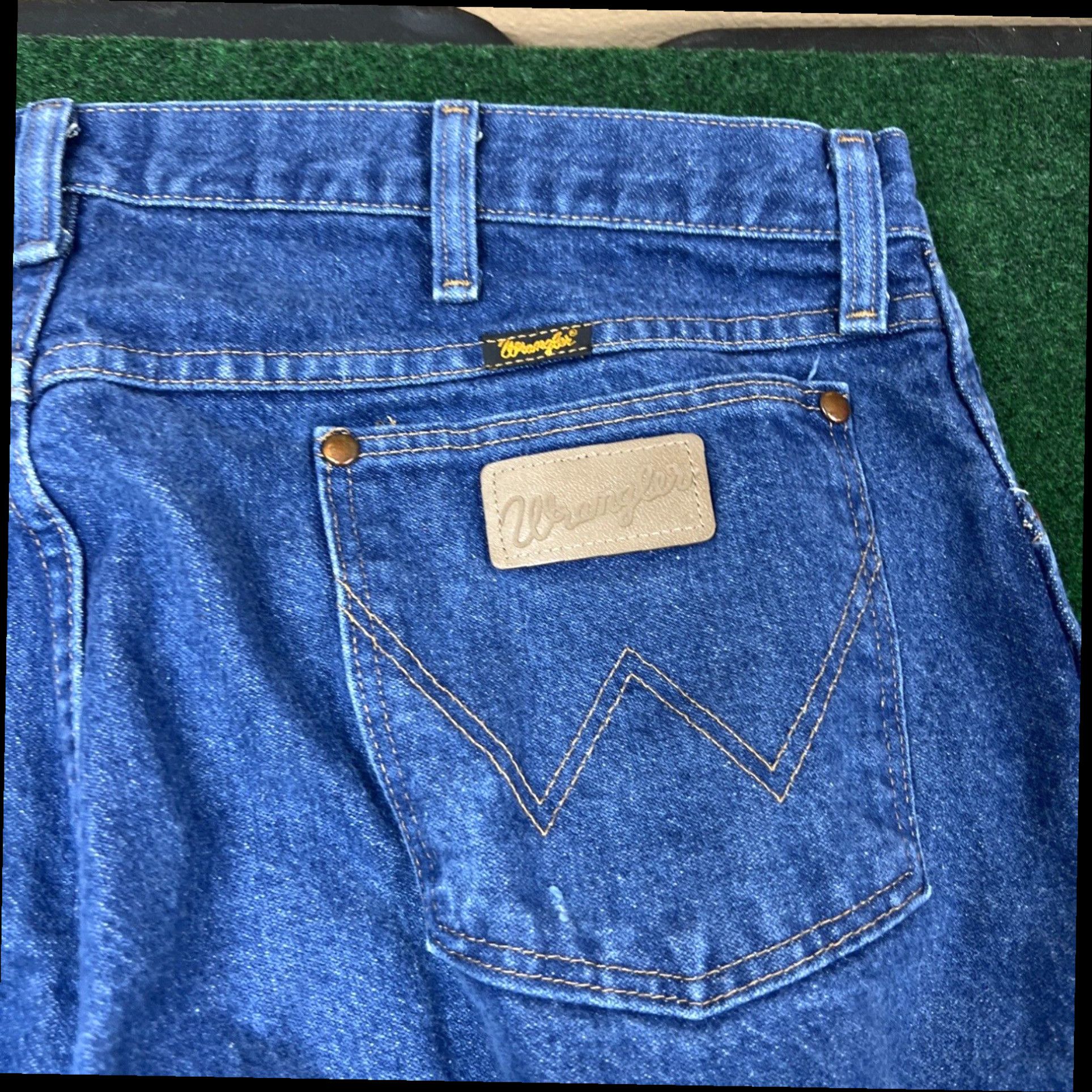 Wrangler Wrangler Men 936 Cowboy Cut Straight Blue Jeans Size 40x30 (39x29.5) Size US 40 / EU 56 - 3 Thumbnail
