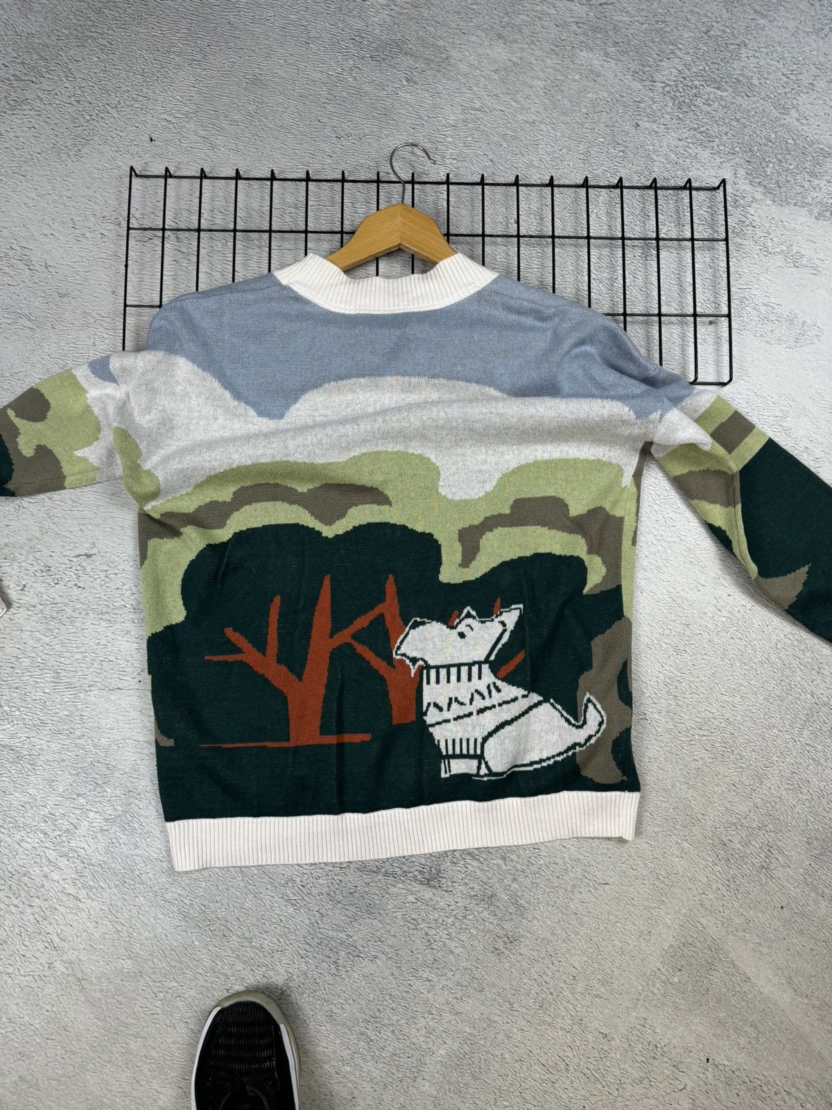 Other Radley London Pale Blue Radley & Friends Scenic Intarsia L Size L / US 10 / IT 46 - 9 Thumbnail