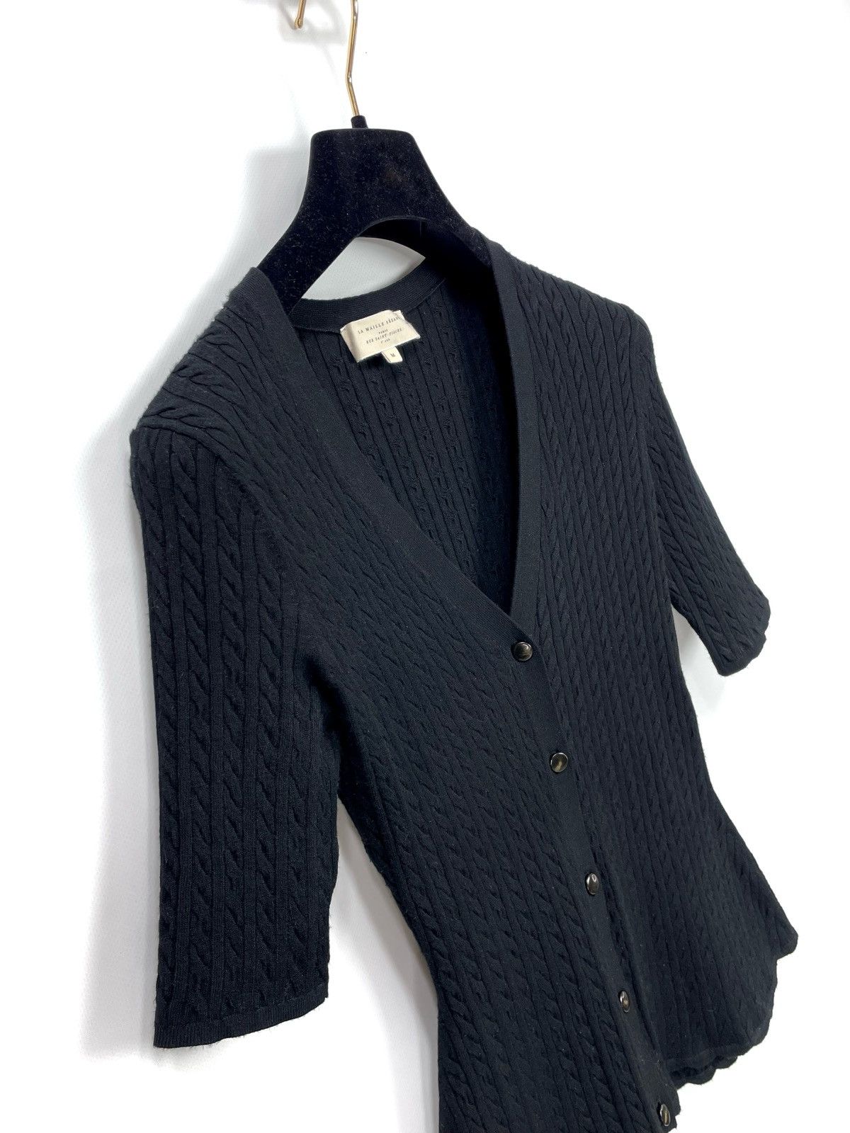Sezane SÉZANE La Maille Cable-Knit Cardigan - Size M - Viscose Size M / US 6-8 / IT 42-44 - 4 Thumbnail