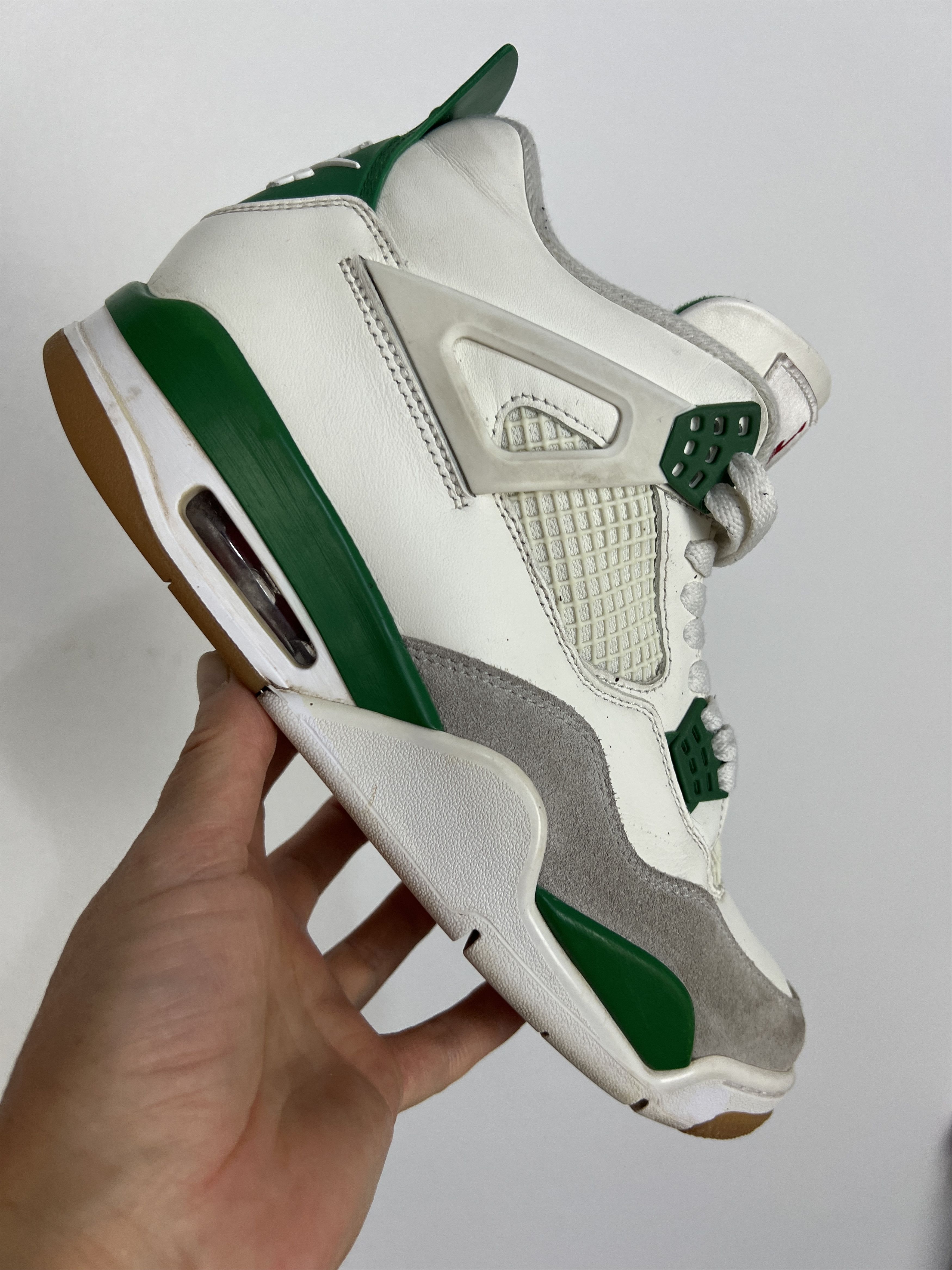 Nike Size US 9.5 Jordan 4 Retro SP x Nike SB Mid Pine Green Size US 9.5 / EU 42-43 - 12 Thumbnail
