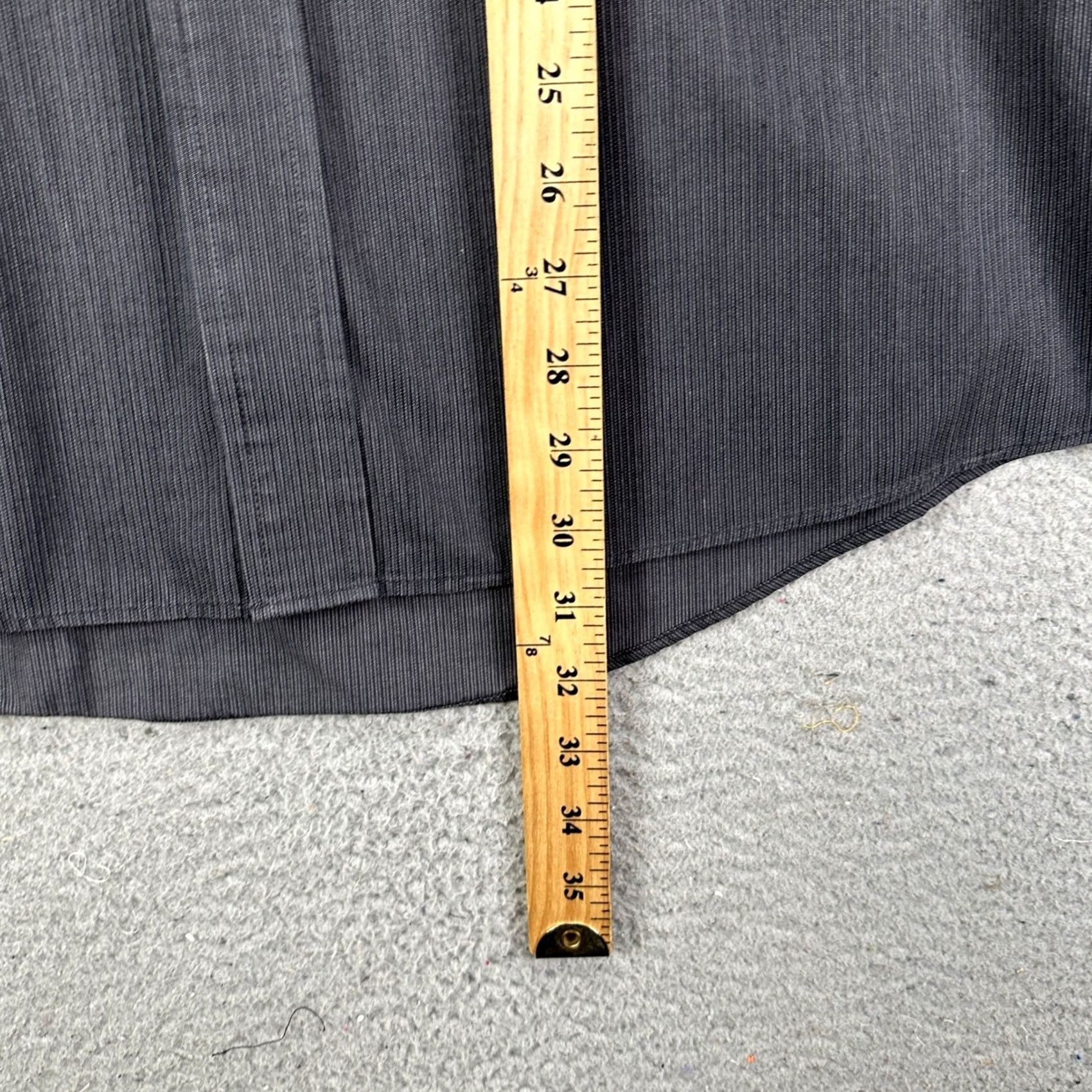 Port Authority Port Authority Shirt Button Down Men Large Gray Stripe Pocket Long Sleeve Casual Size US L / EU 52-54 / 3 - 7 Thumbnail