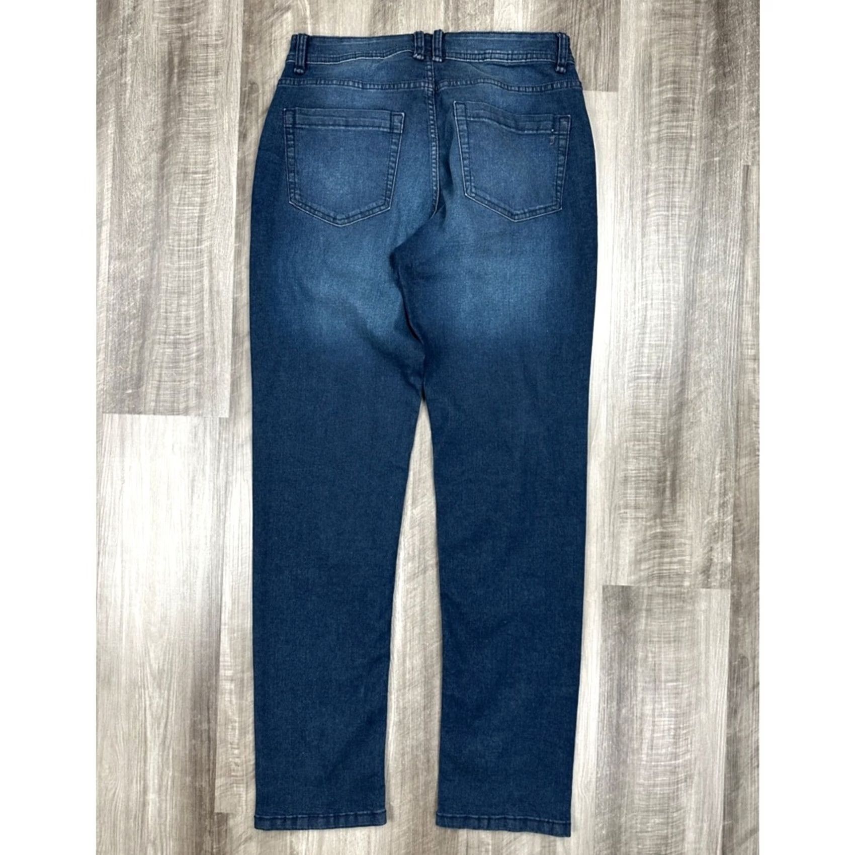 Vintage The Perfect Jean Nyc Athletic Fit Jeans - 30x34 Men Blue Tapered Regular 30 Inseam 34 Mens Jeans NYC Size US 30 / EU 46 - 2 Thumbnail