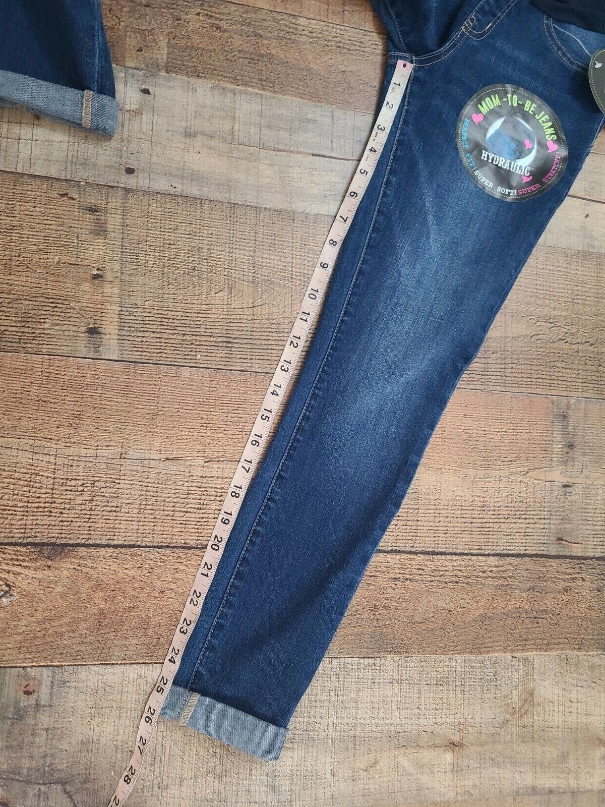 Designer Hydraulic Maternity Jeans Small Ankle Skinny NWT Stretch Size 28" / US 6 / IT 42 - 7 Thumbnail