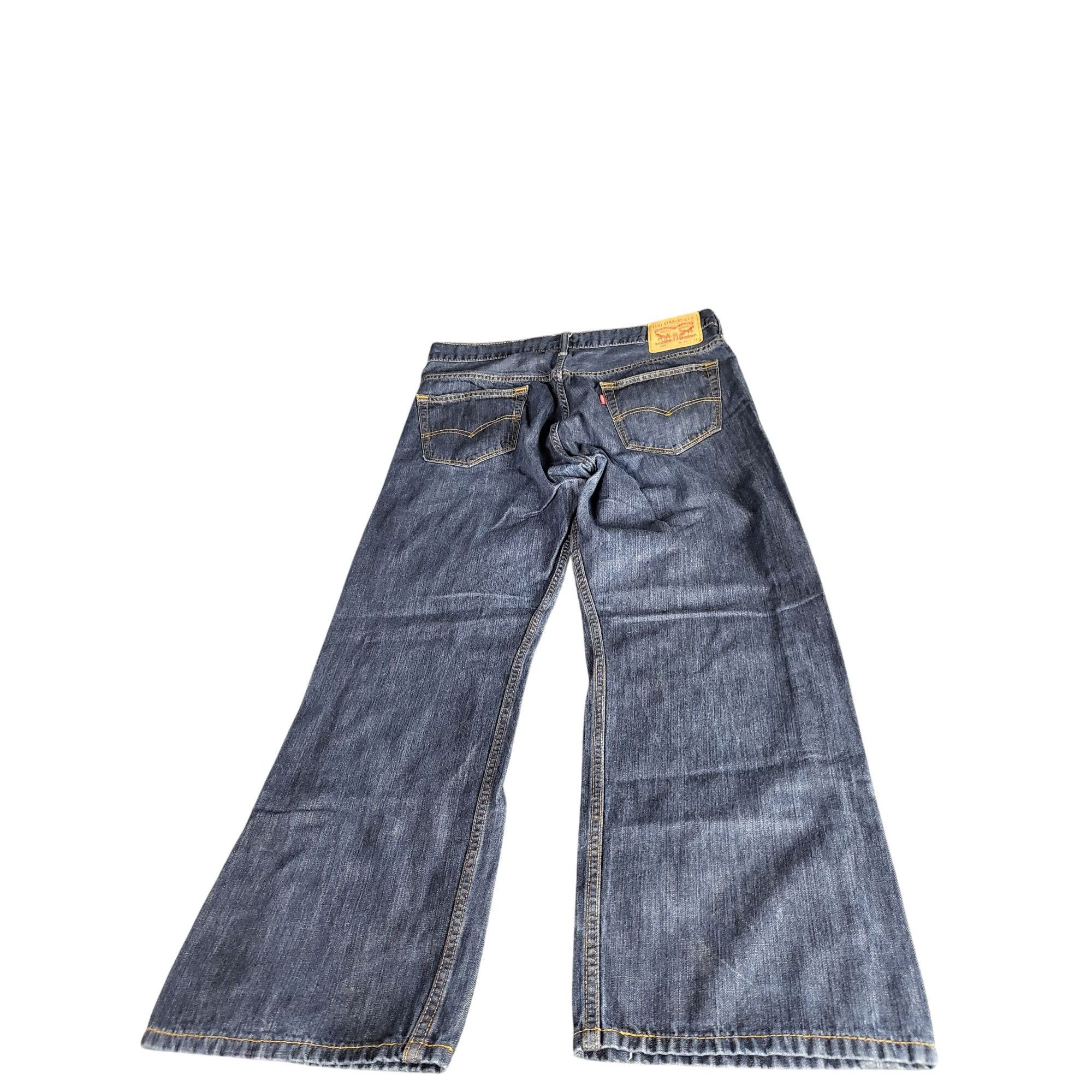 Levi's Levi's 569 Jeans Men Sz 36X32 Blue Denim Straight Leg Dark W Size US 36 / EU 52 - 3 Thumbnail