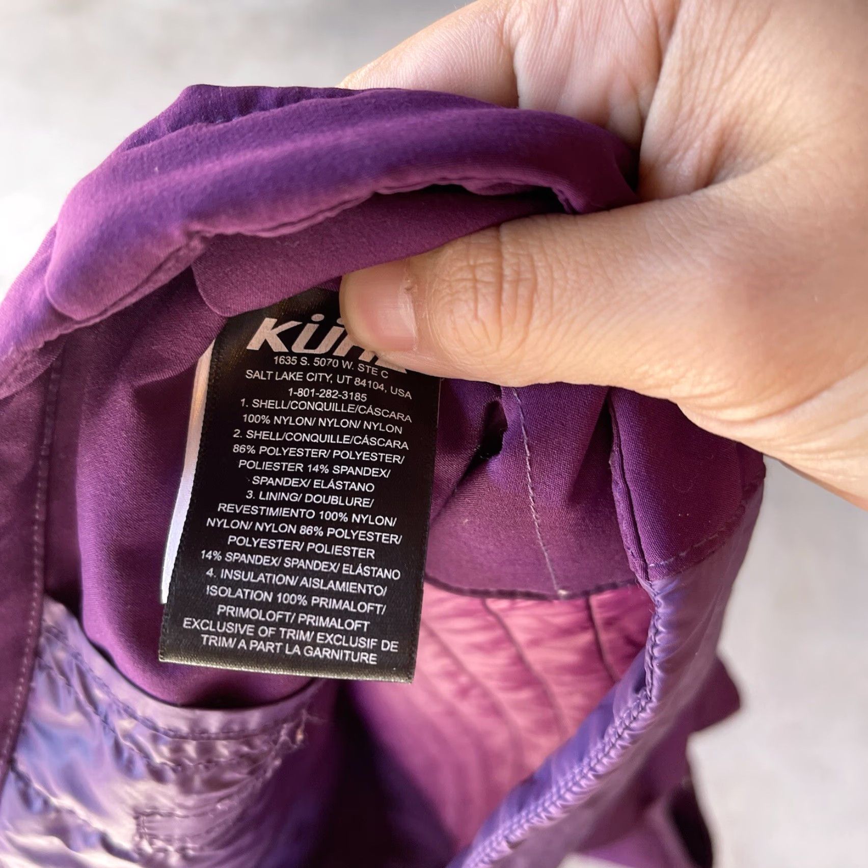Vintage Kuhl Vest Medium Purple Projekt Puffer Zip Lightweight Hike Climb Womens Size M / US 6-8 / IT 42-44 - 6 Thumbnail