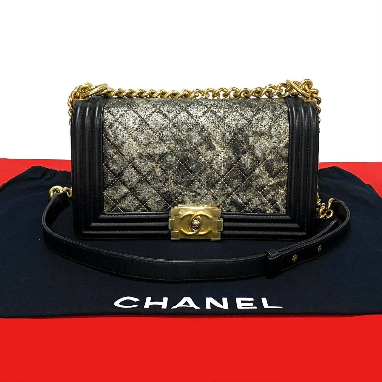 Chanel Chanel Shoulder Bag Black Leather Size ONE SIZE - 1 Thumbnail