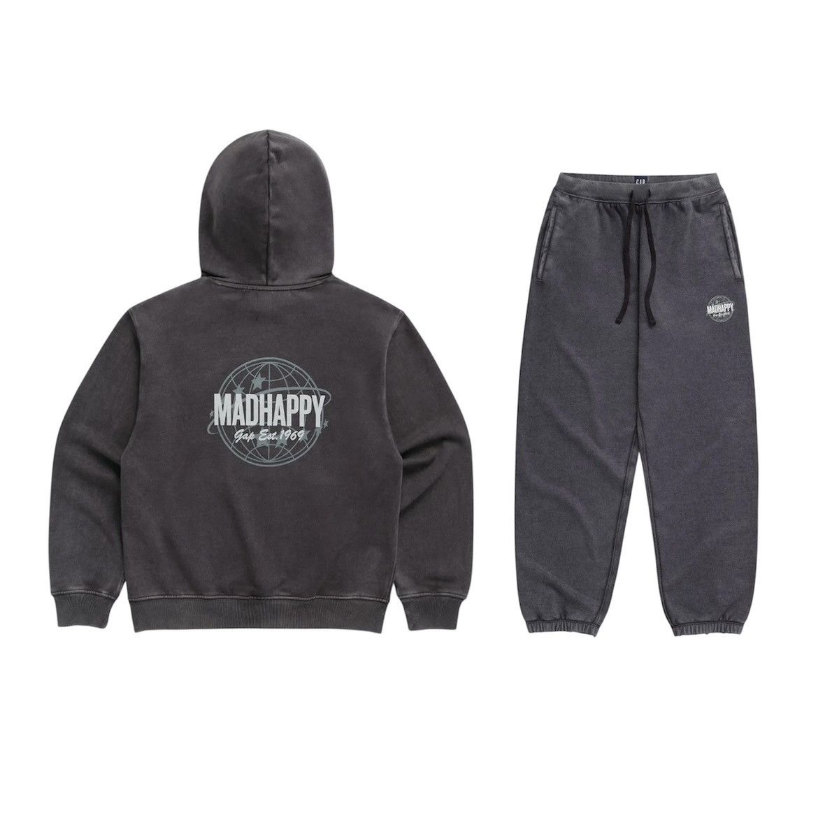 Gap × Madhappy Gap x Madhappy Globe Hoodie & Joggers Set Men’s Medium Size US M / EU 48-50 / 2 - 1 Thumbnail