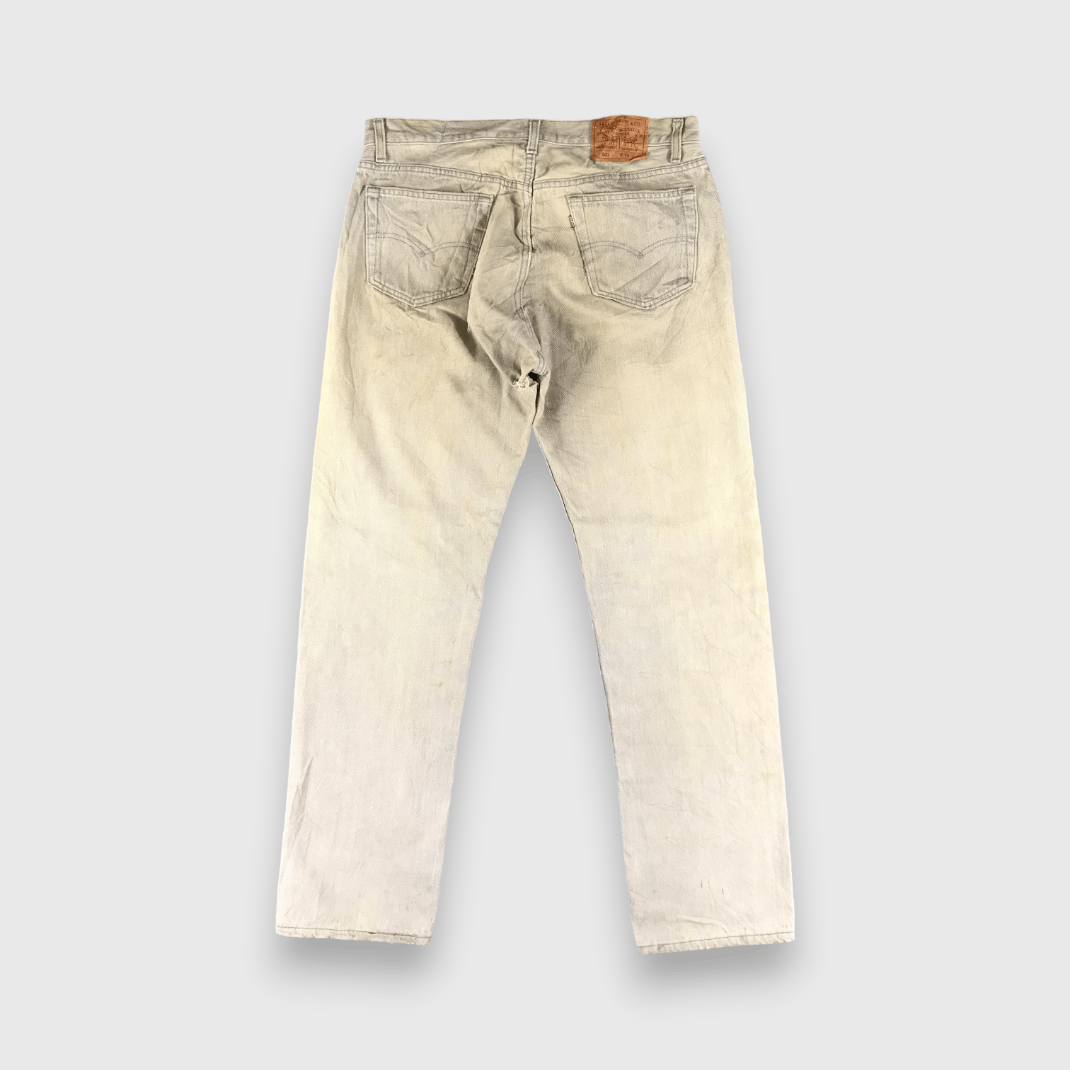 Levi's 90s Vintage Ripped Levis 501 Jeans-J2592 Size US 36 / EU 52 - 2 Thumbnail