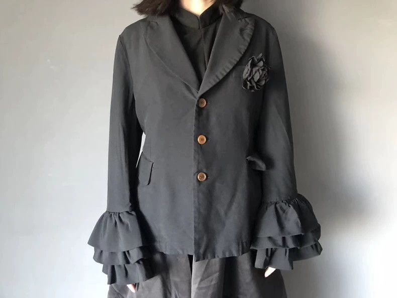 Comme des Garcons Comme des Garcons Ruffled Sleeve Jacket - dmc Size US XS / EU 42 / 0 - 1 Thumbnail