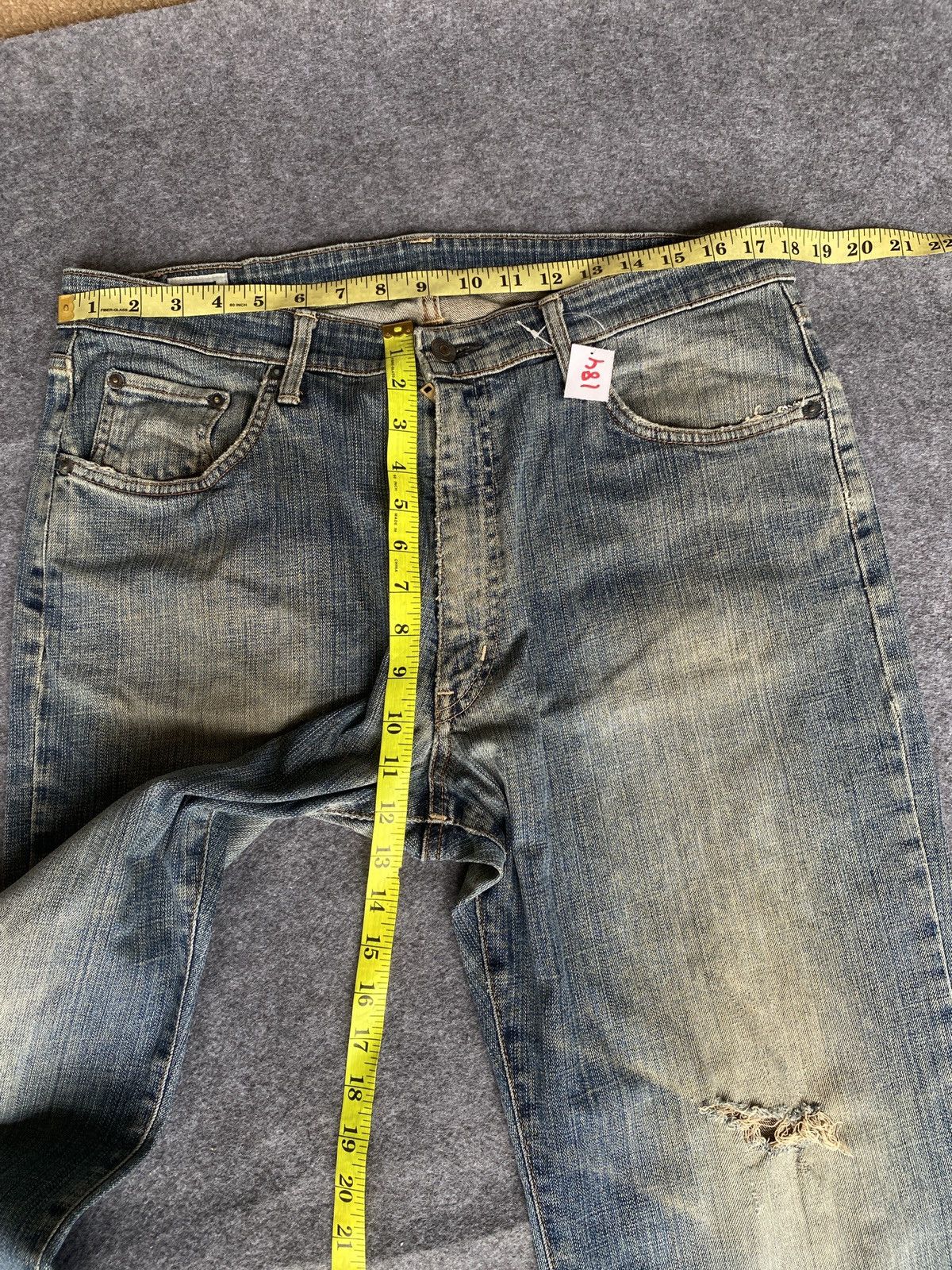 Edwin × Hysteric Glamour Vintage edwin 404 flex denim Size US 37 - 6 Thumbnail