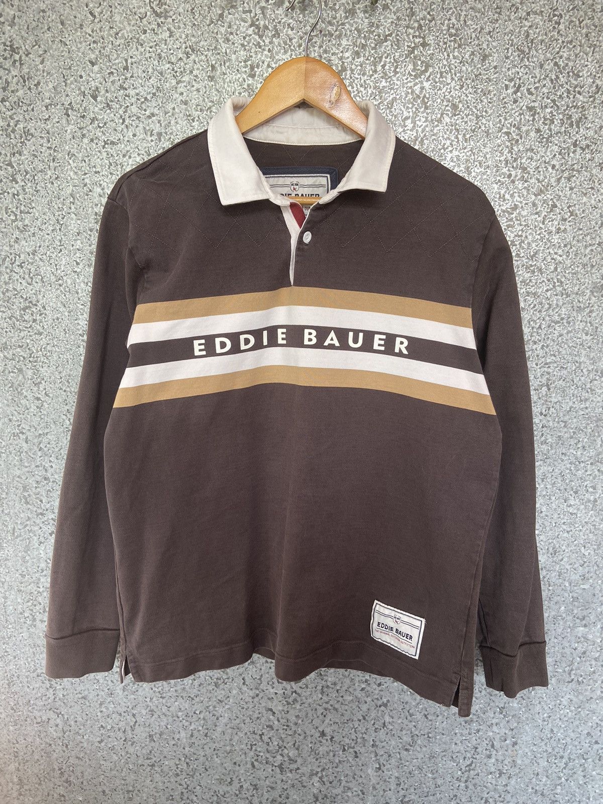 Eddie Bauer Eddie Bauer polo rugby long Sleeve Size US M / EU 48-50 / 2 - 2 Thumbnail