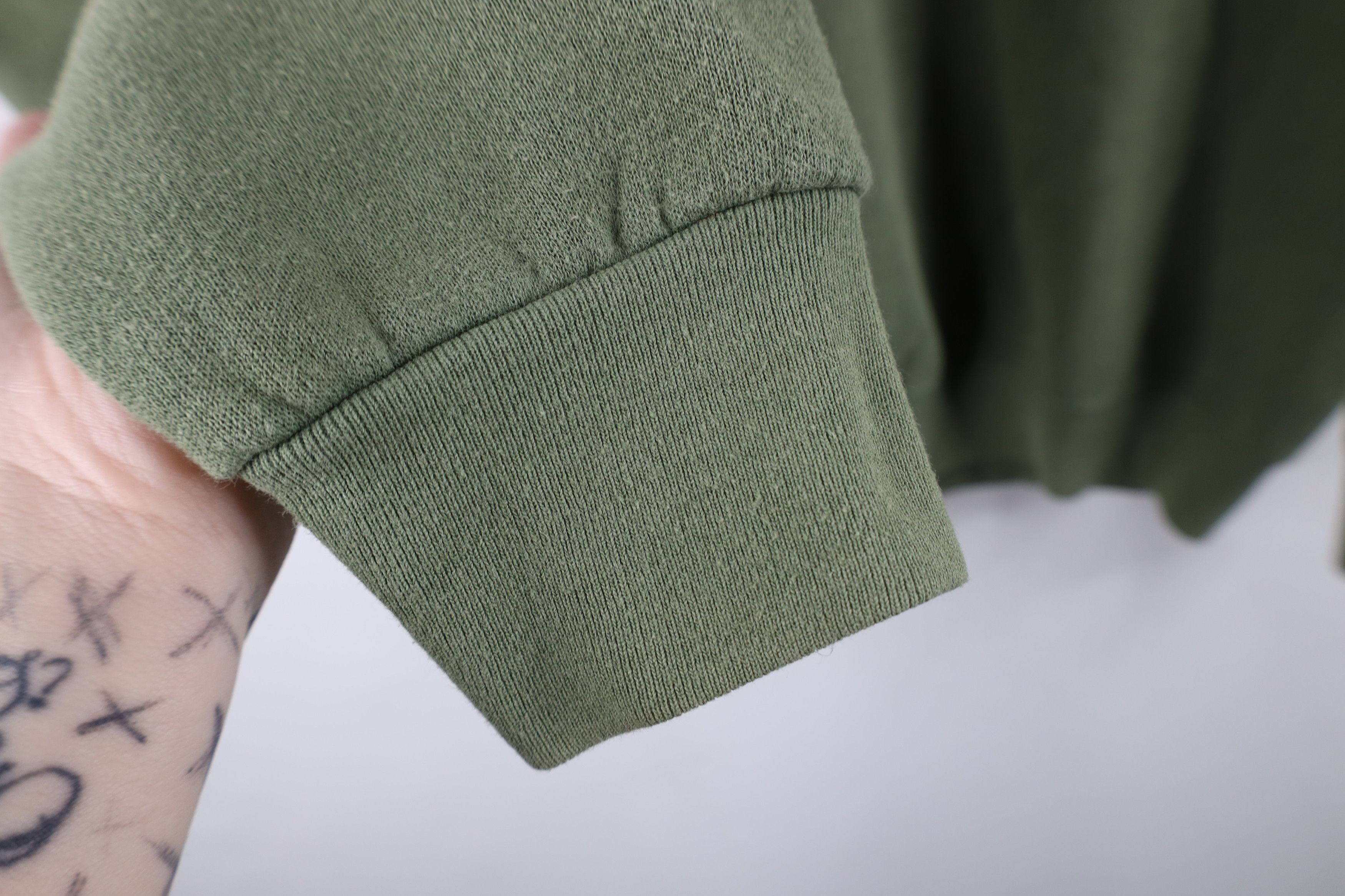 Vintage Vintage 90s Streetwear Nature Butterfly Sweatshirt Green USA Size M / US 6-8 / IT 42-44 - 7 Thumbnail